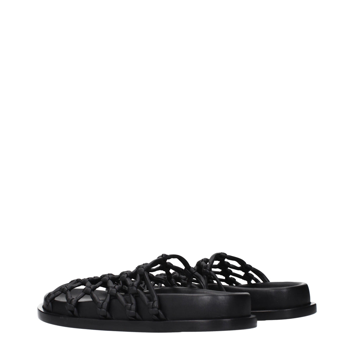 Jil Sander Slippers and Clogs Women Leather Black