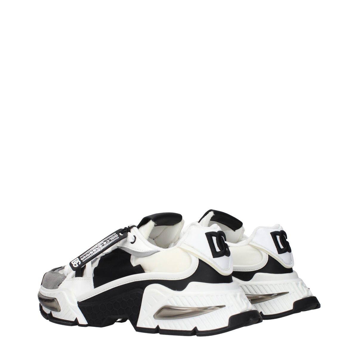 Dolce&Gabbana Sneakers Men Fabric  White/Black