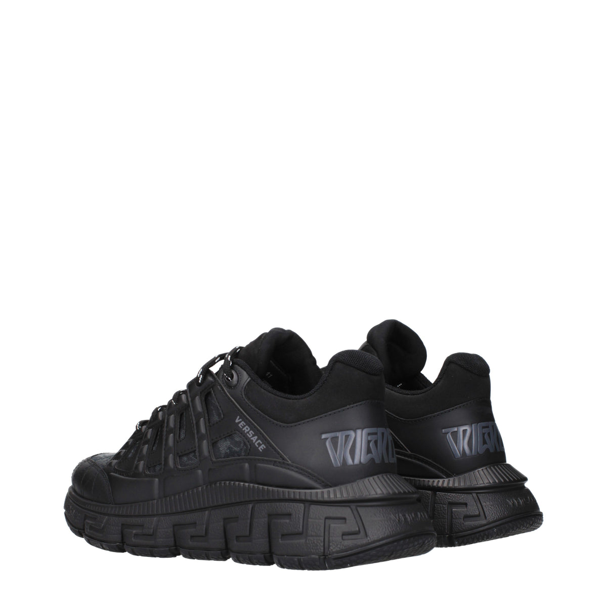 Versace Sneakers Men Fabric  Black/Anthracite