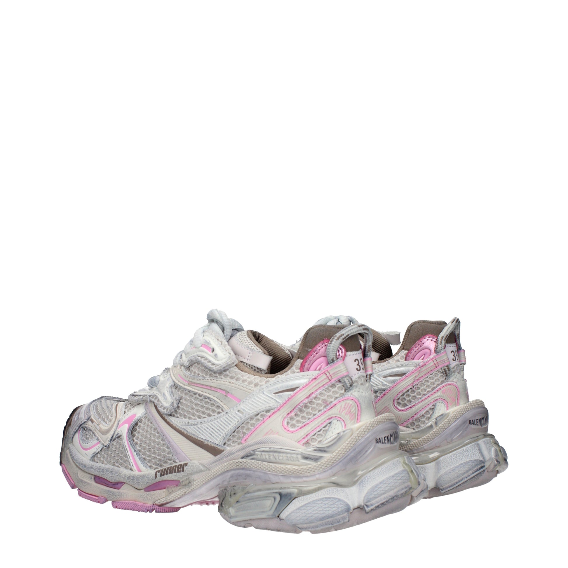 Balenciaga Sneakers Women Fabric  Gray/Pink
