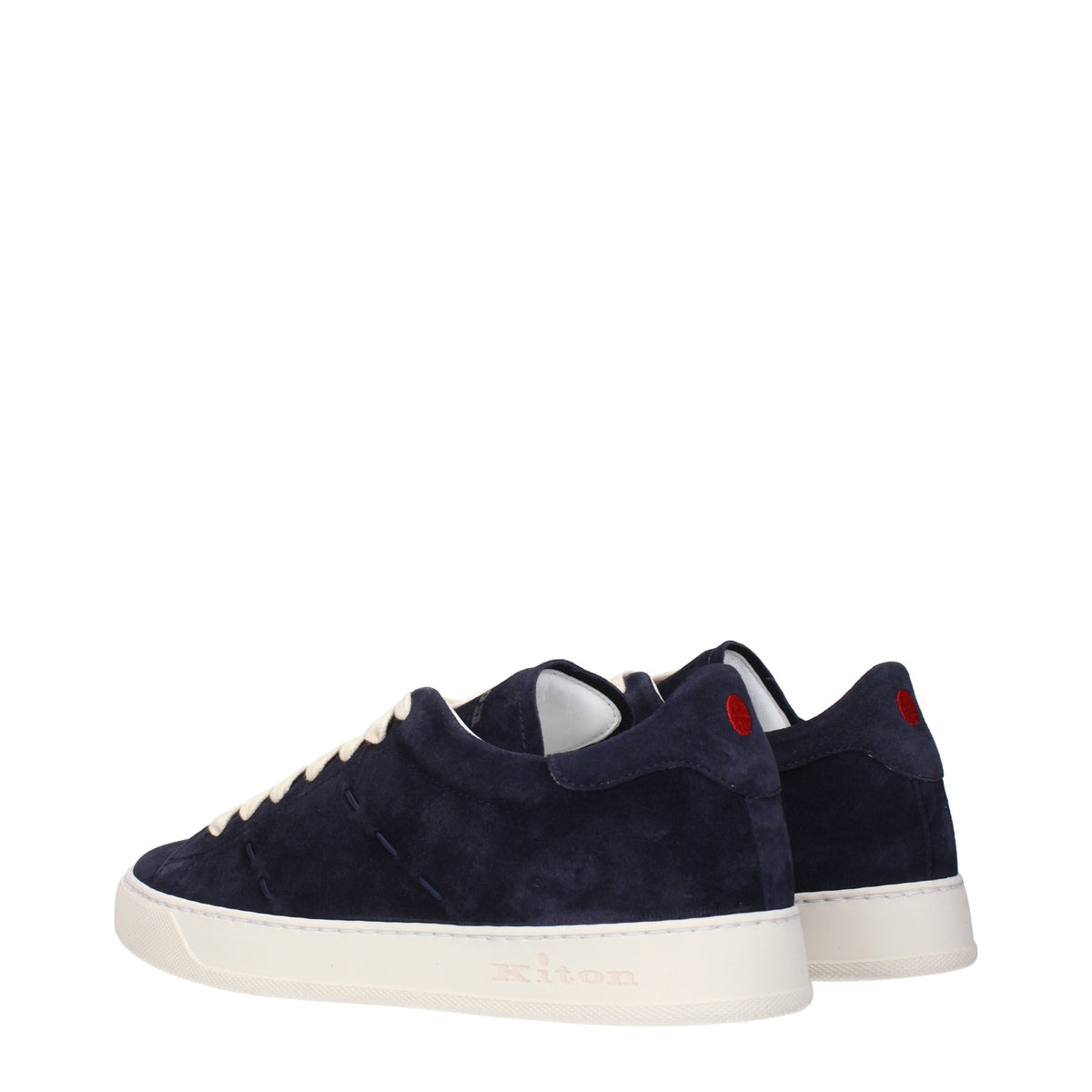 Kiton Sneakers Men Suede Blue
