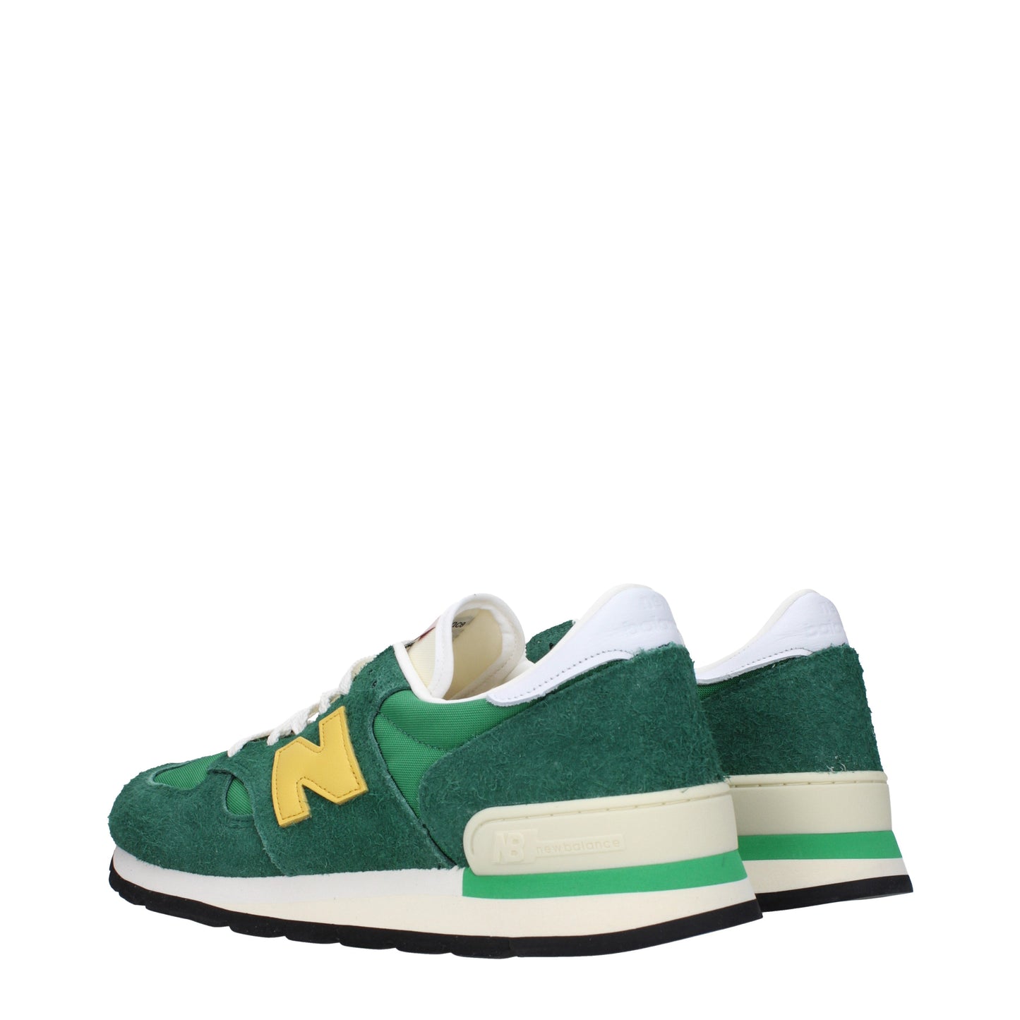 New Balance Men's Sneakers in Suede Green