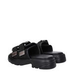 Bottega Veneta Slippers and Clogs Men Fabric  Black