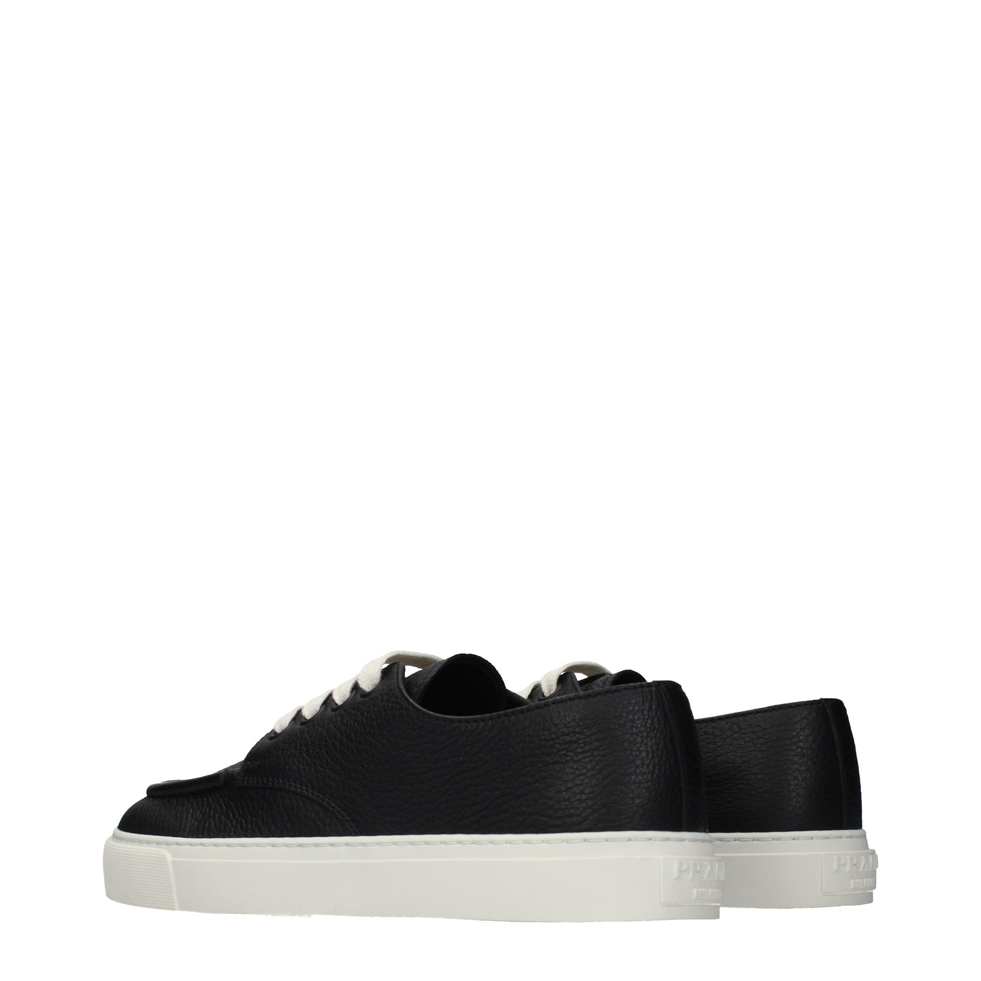 Prada Sneakers Men Leather Black