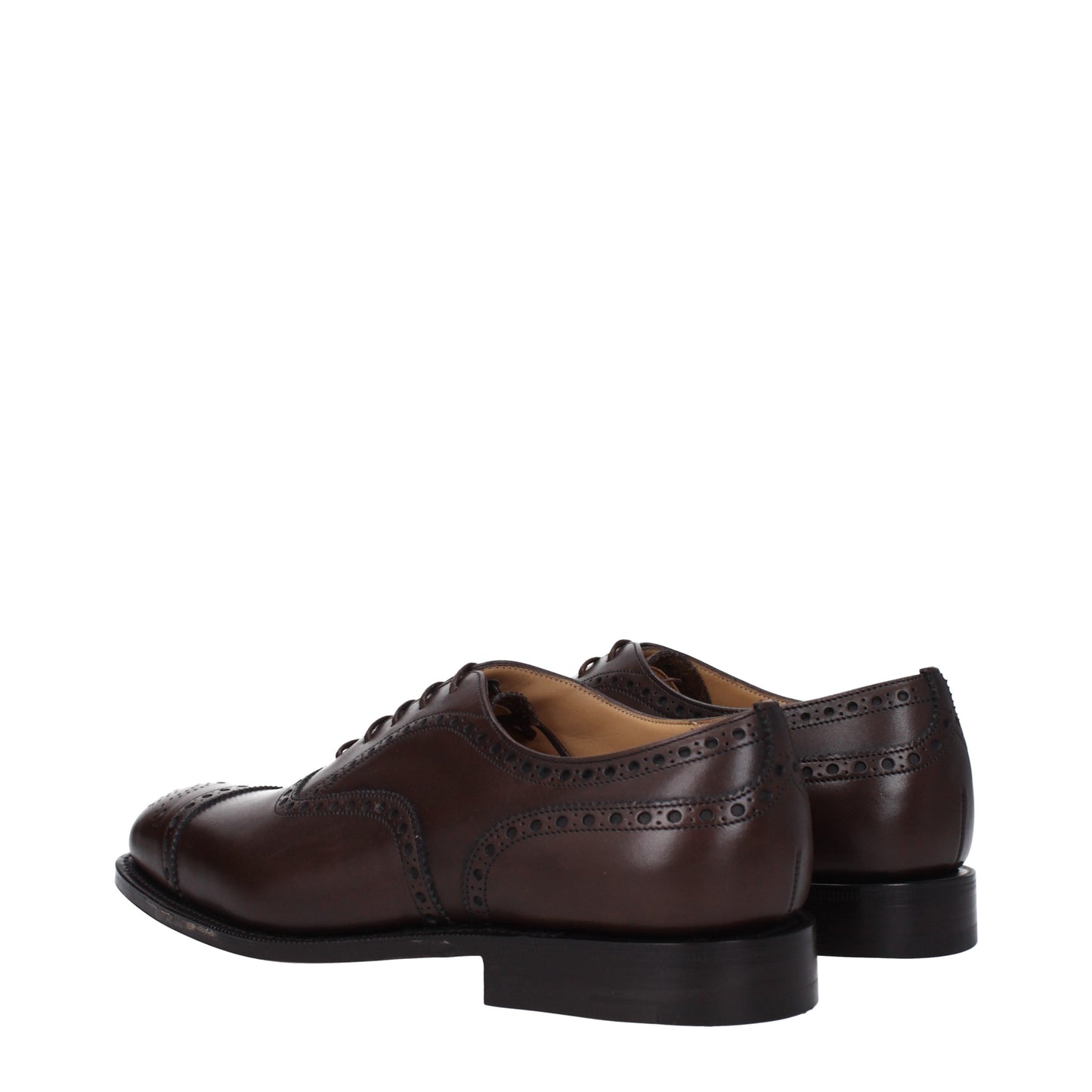 Church's Men's Lace ups in Leather Brown/Ebony