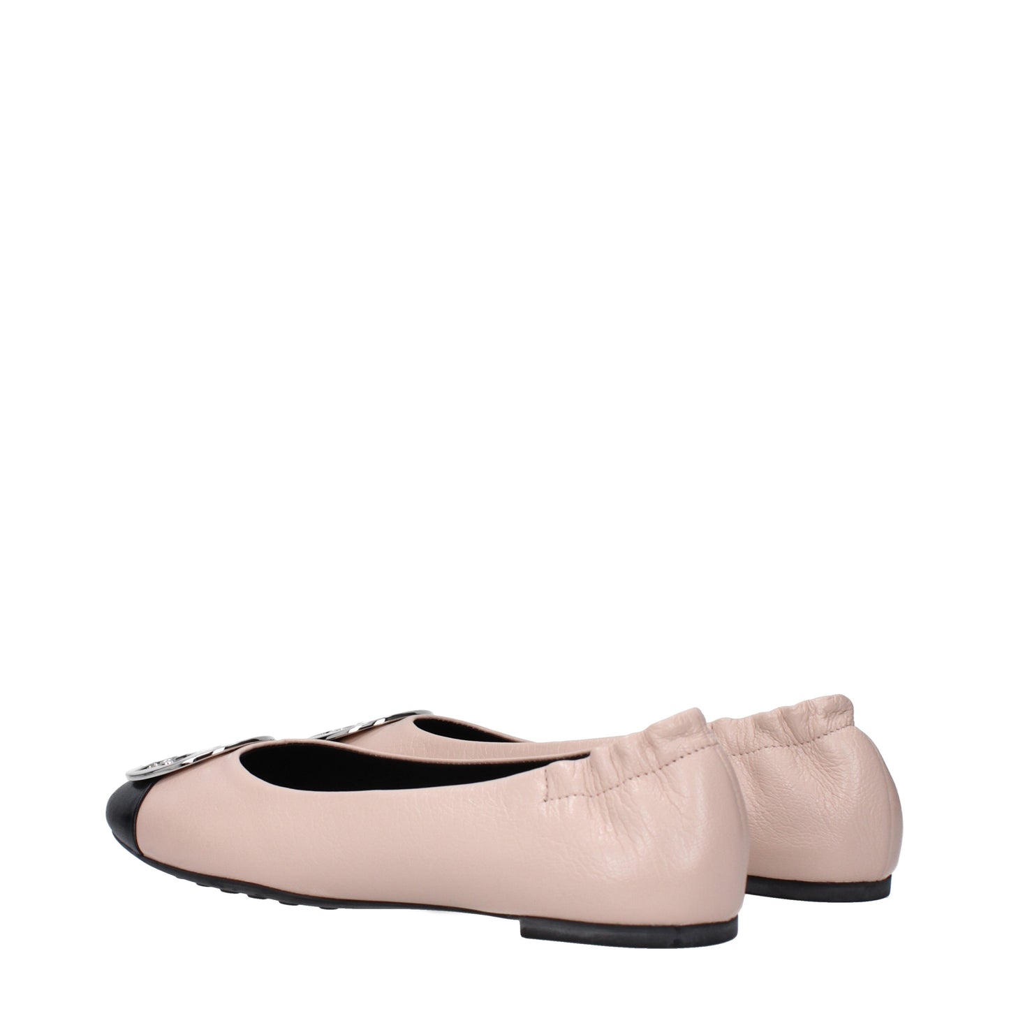 Tory Burch Ballet Flats Women Leather Pink/Black