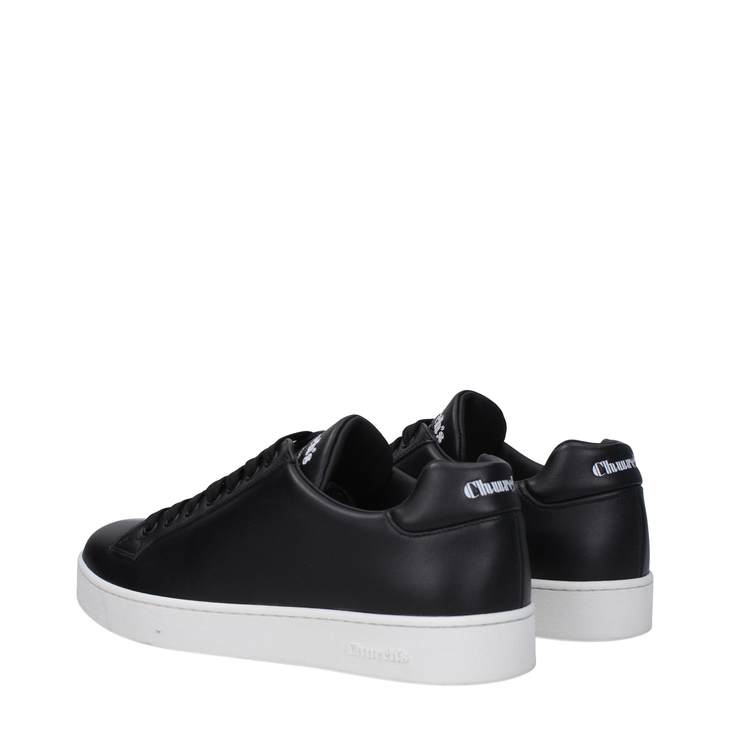 Church's Men's Sneakers in Leather Black/White