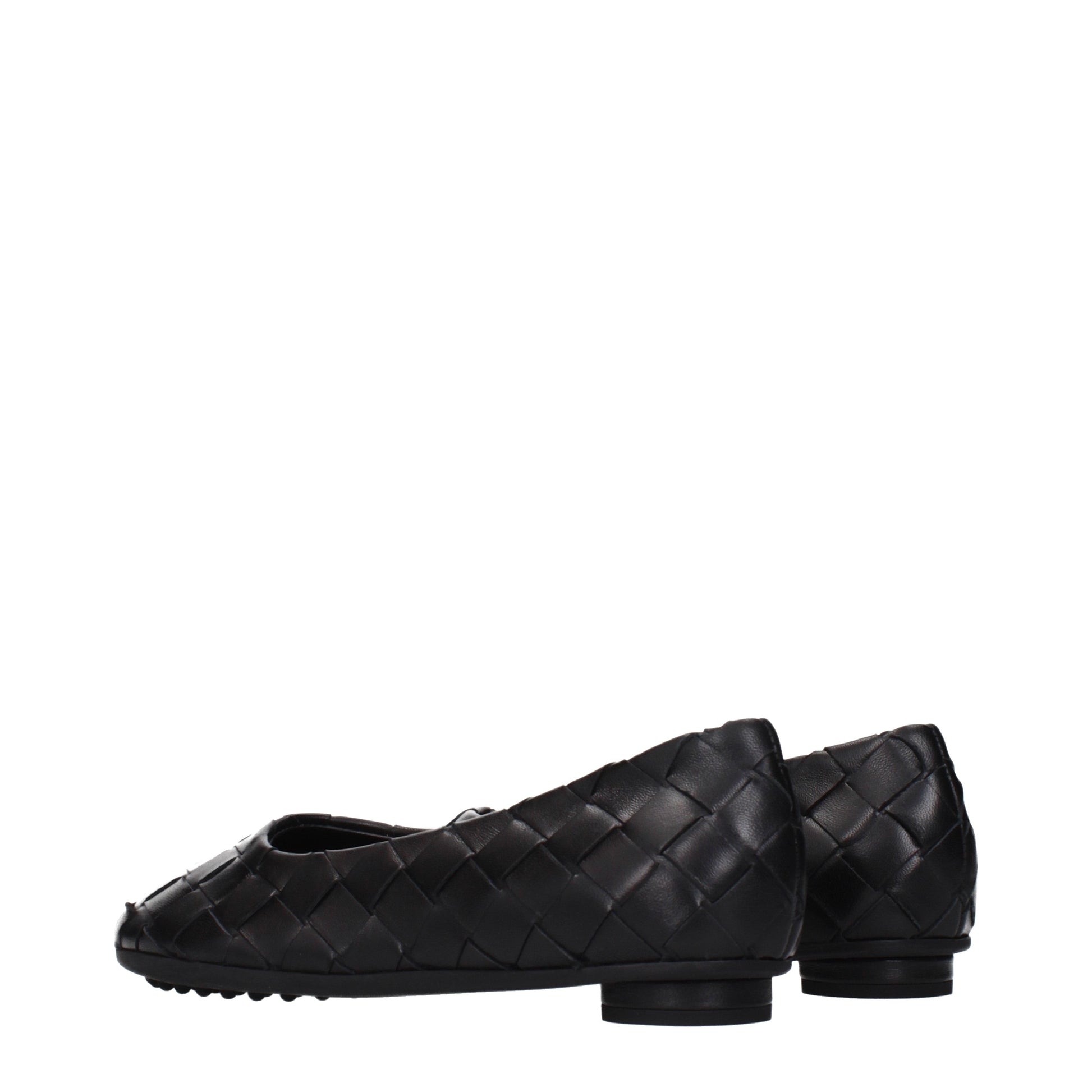 Bottega Veneta Ballet Flats Women Leather Black