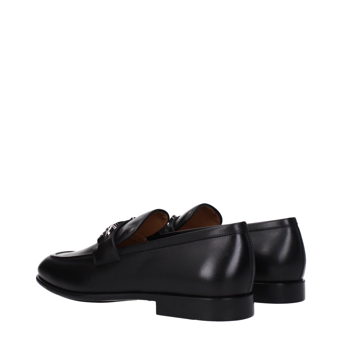 Salvatore Ferragamo Men's Loafers in Leather Black