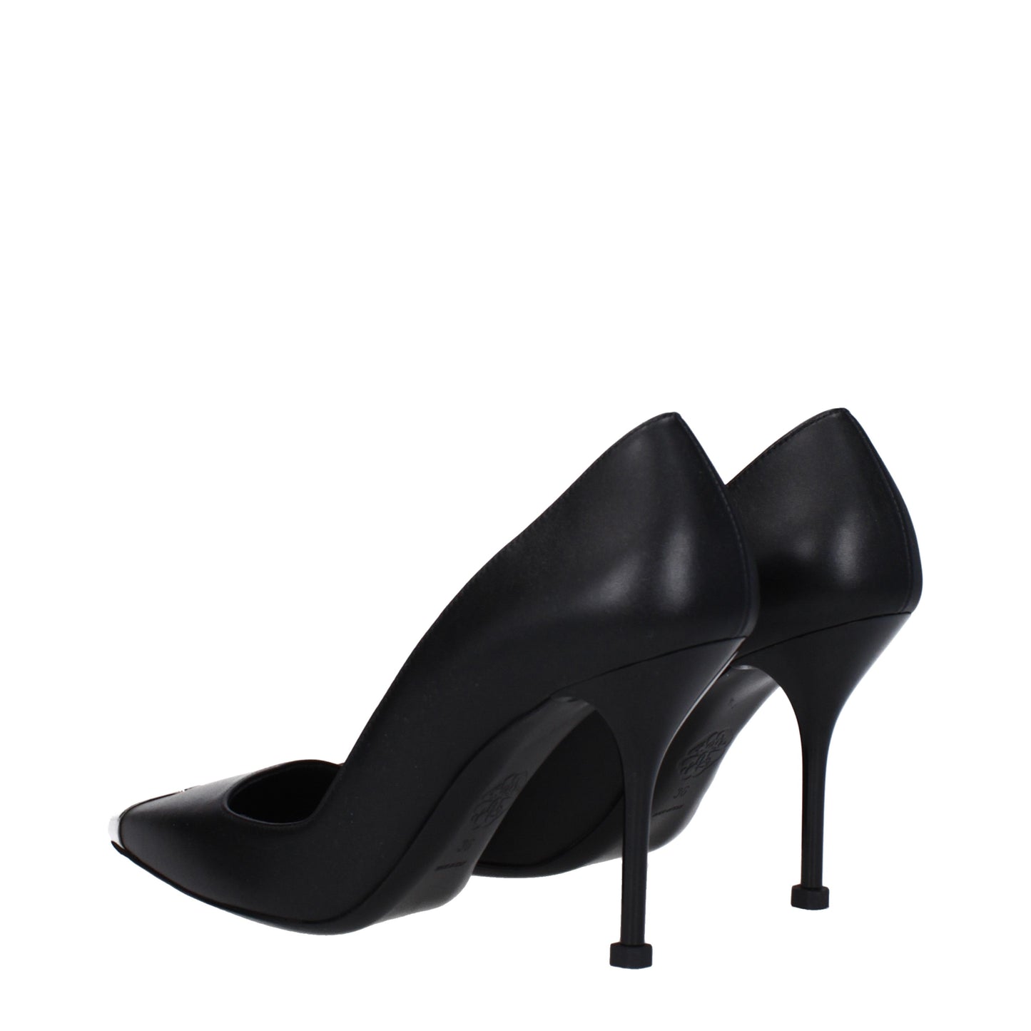 Alexander McQueen Women's Pumps in Leather Black