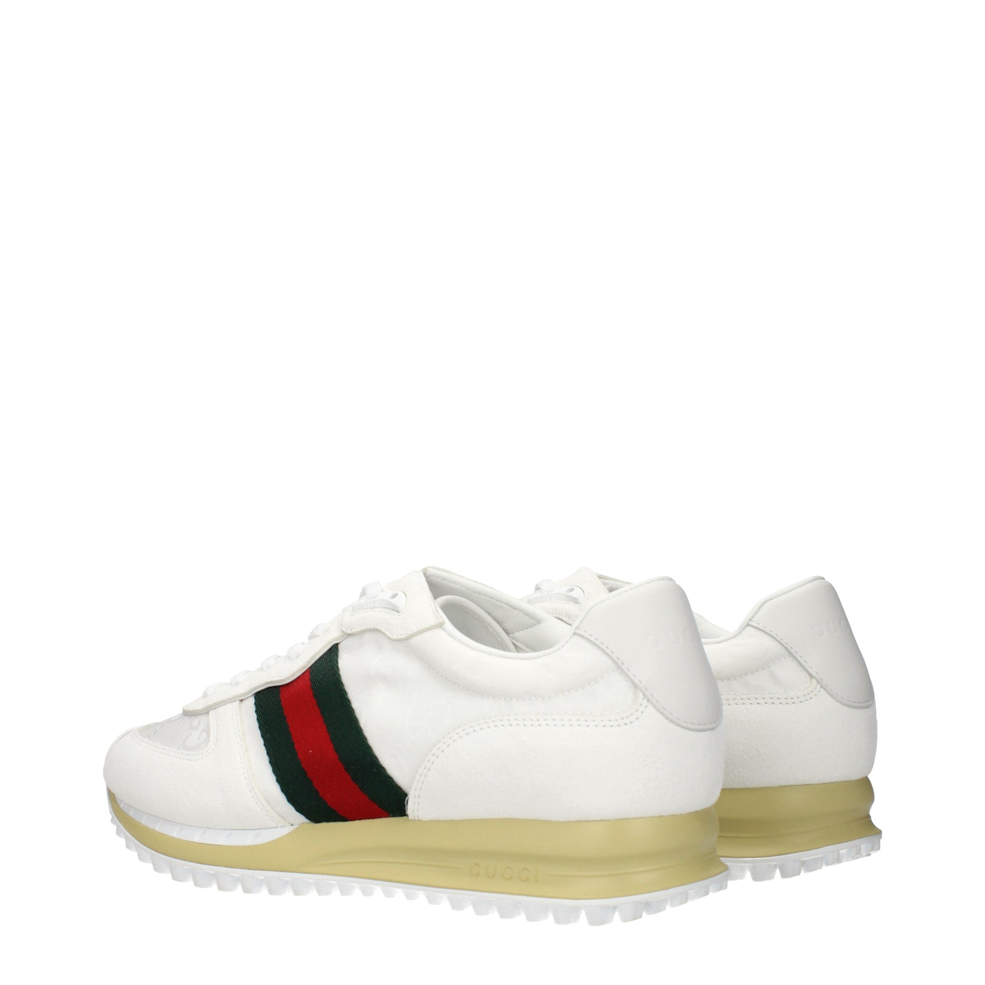 Gucci Sneakers Men Fabric  White