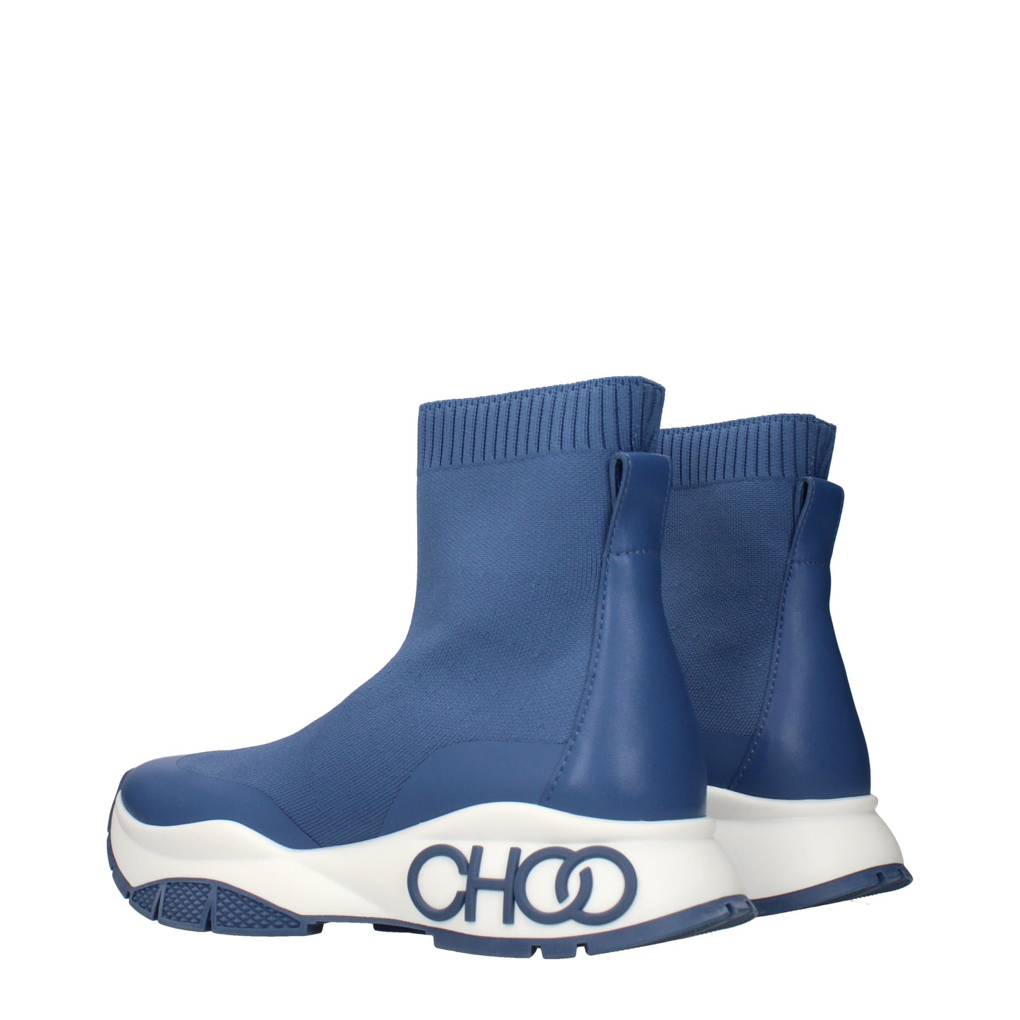 Jimmy Choo Ankle Boots Men Fabric  Blue/Denim