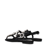 Dolce&Gabbana Sandals Women Satin Black