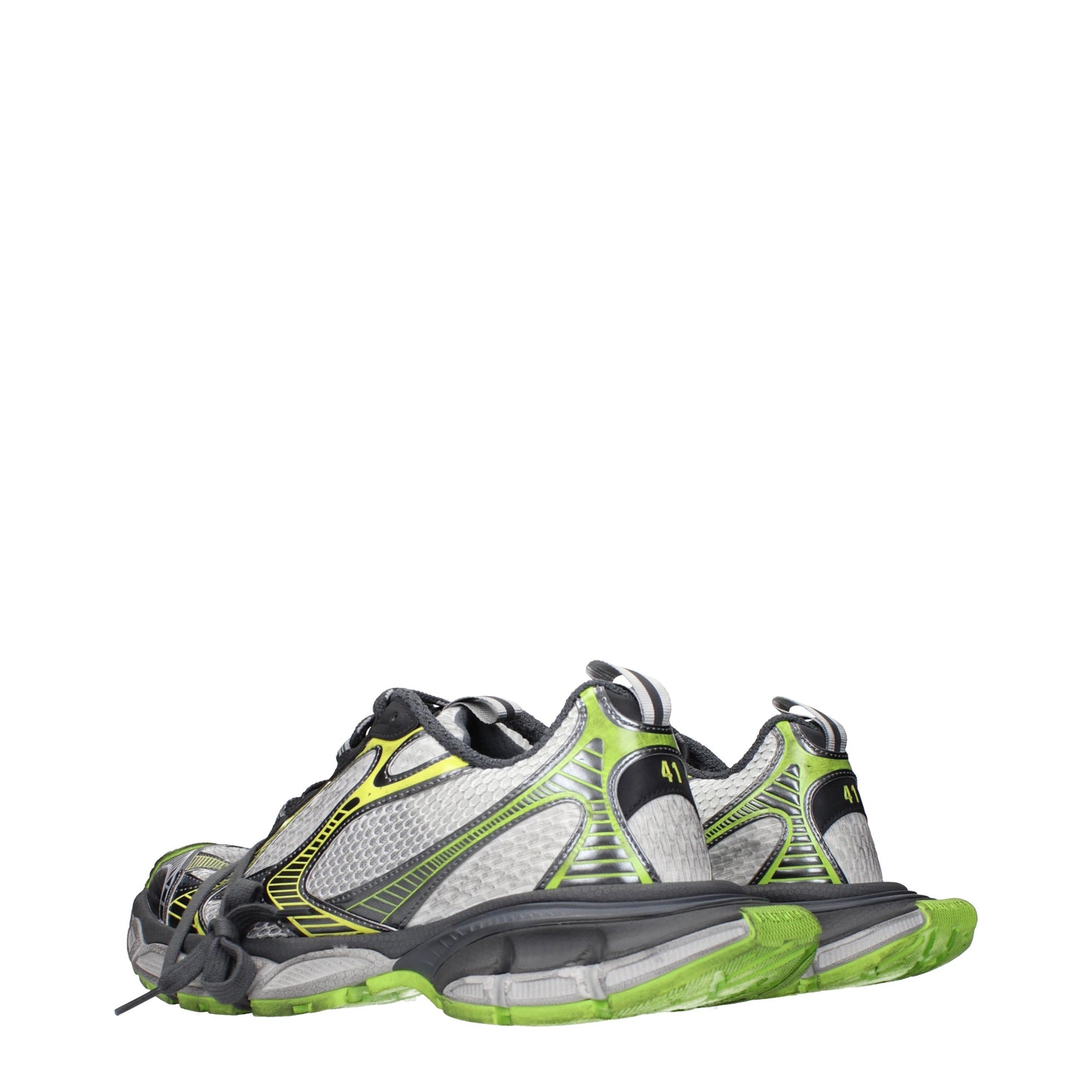 Balenciaga Sneakers Men Fabric  Gray/Green