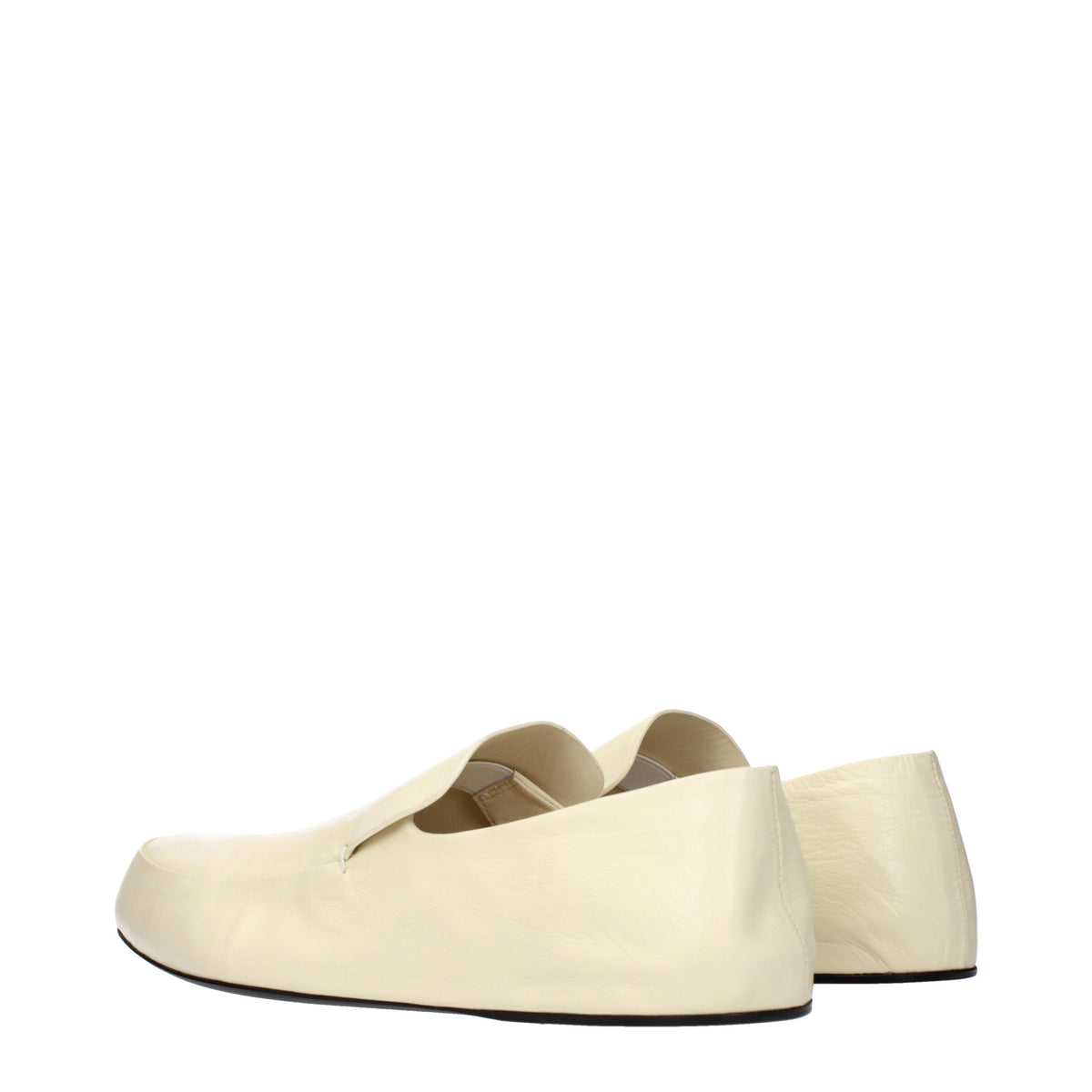 Jil Sander Loafers Women Leather Beige/Chalk