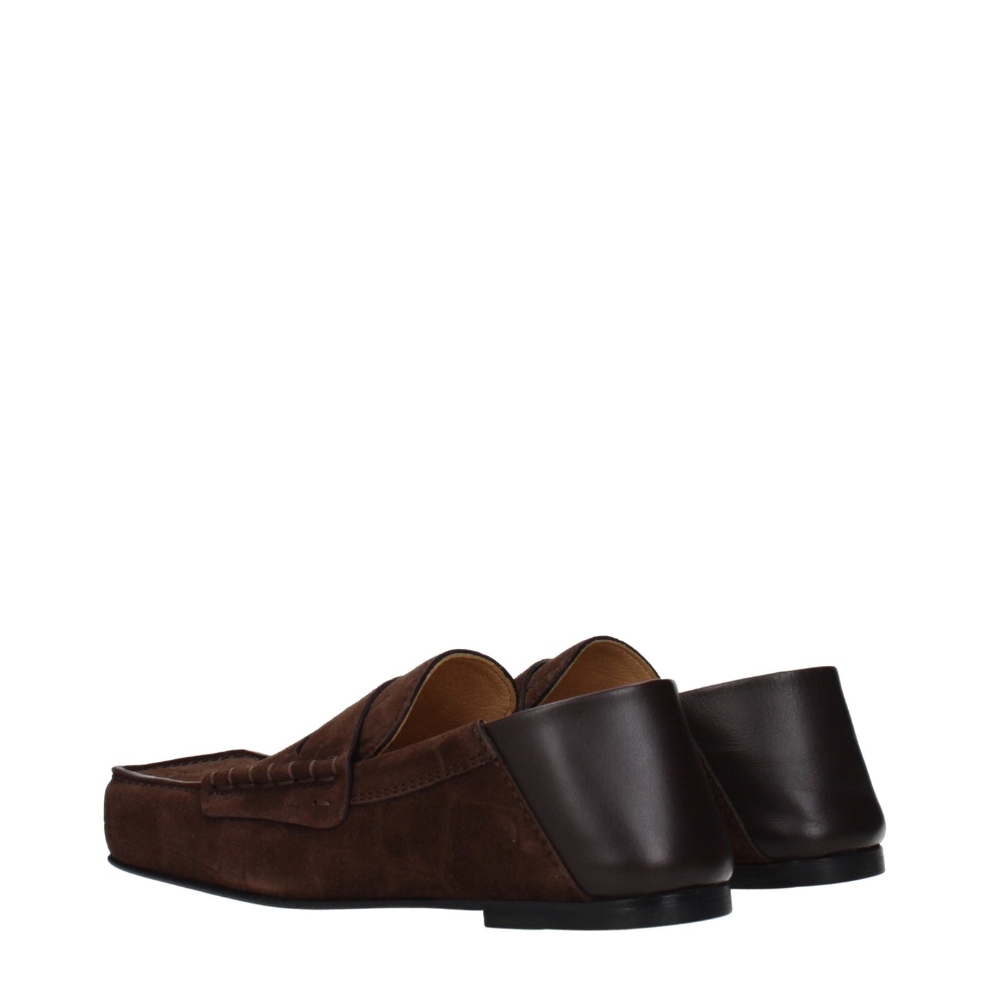 Jacquemus Loafers Women Suede Brown/Dark Brown