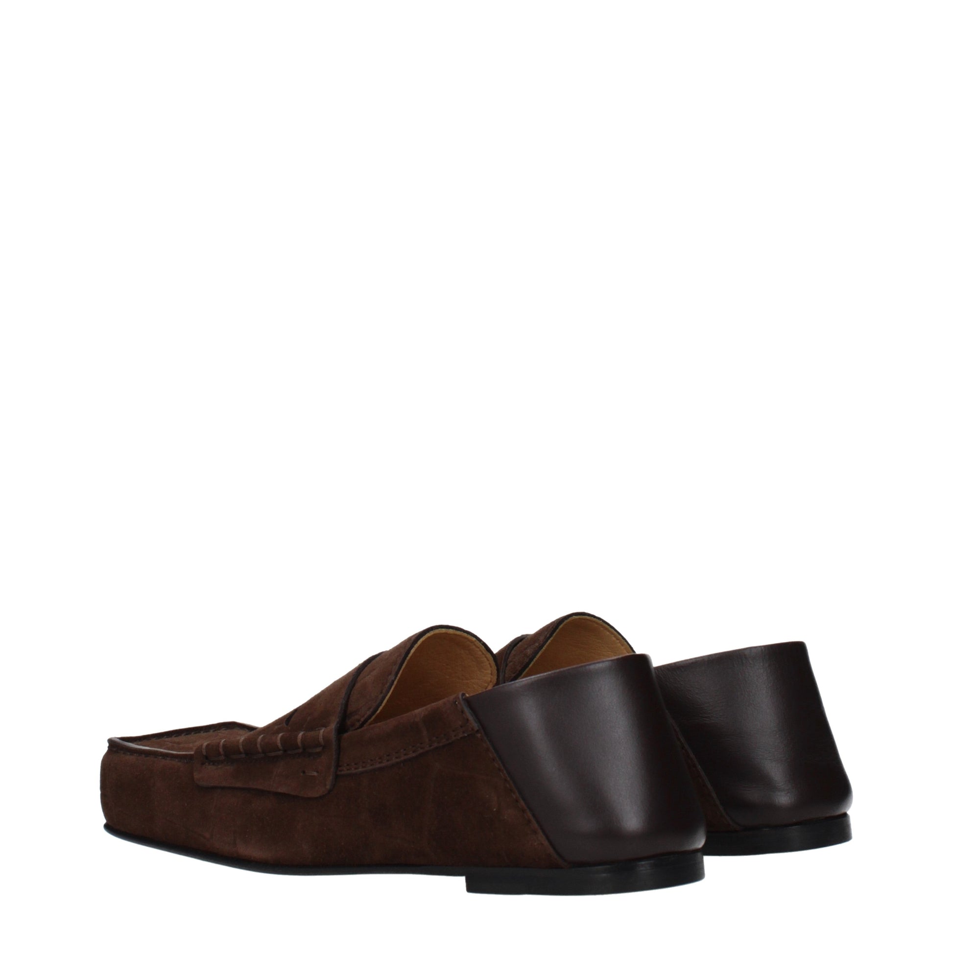 Jacquemus Loafers Women Suede Brown/Dark Brown