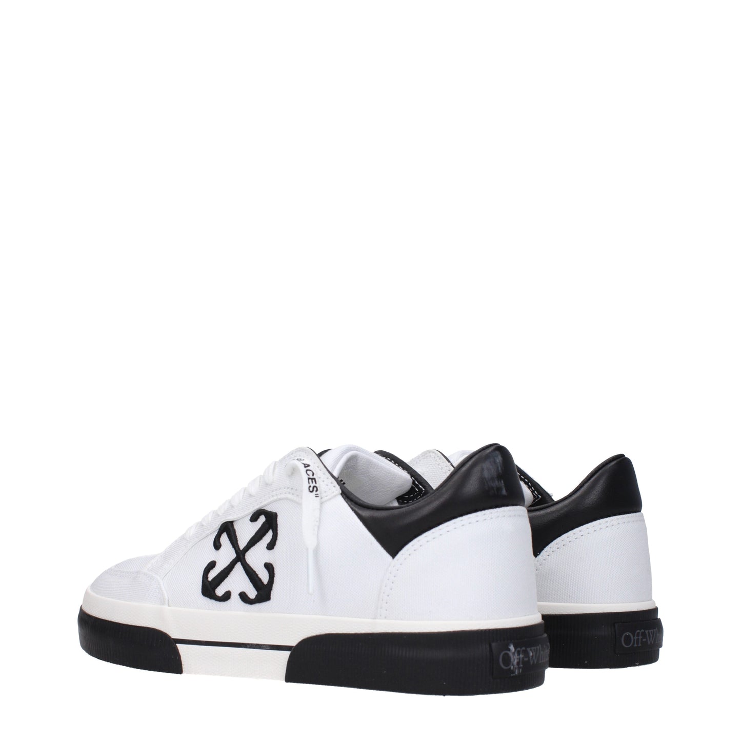 Off-White Men's Sneakers in Fabric  White/Black