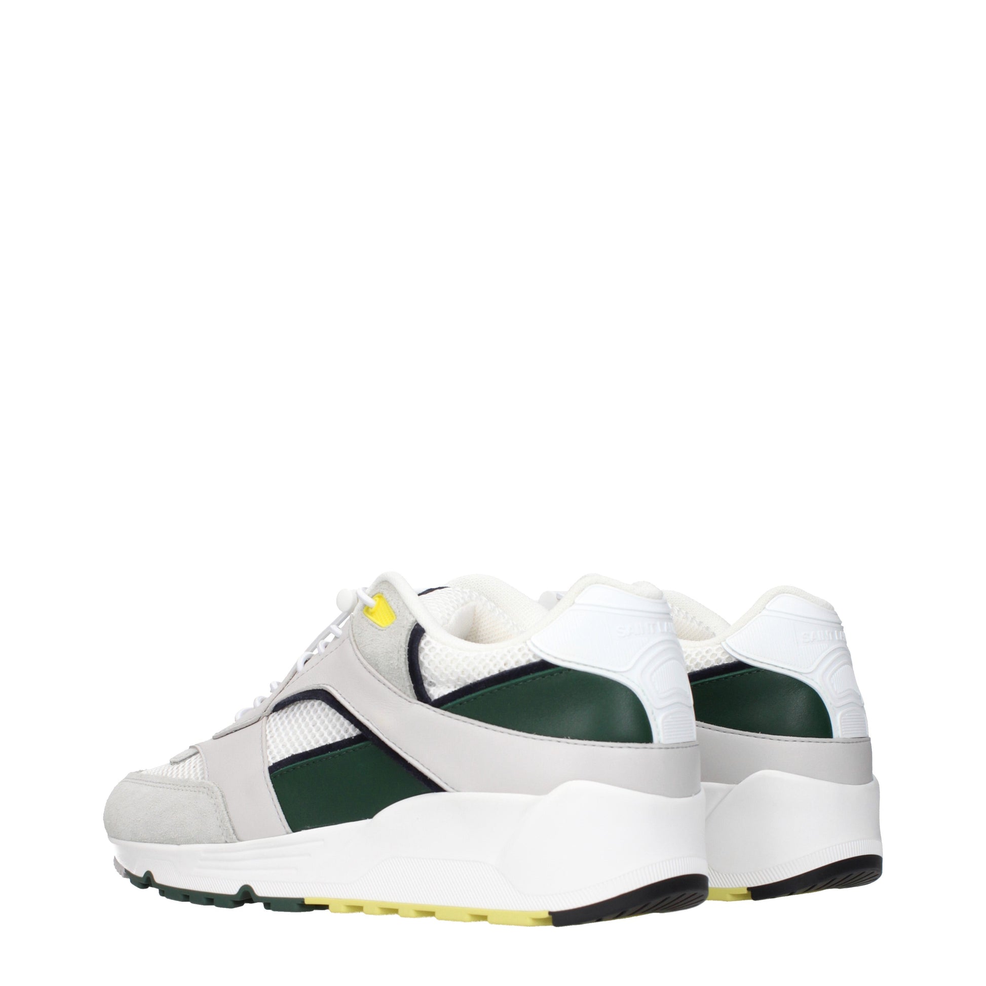 Saint Laurent Sneakers Men Fabric  White/Grey