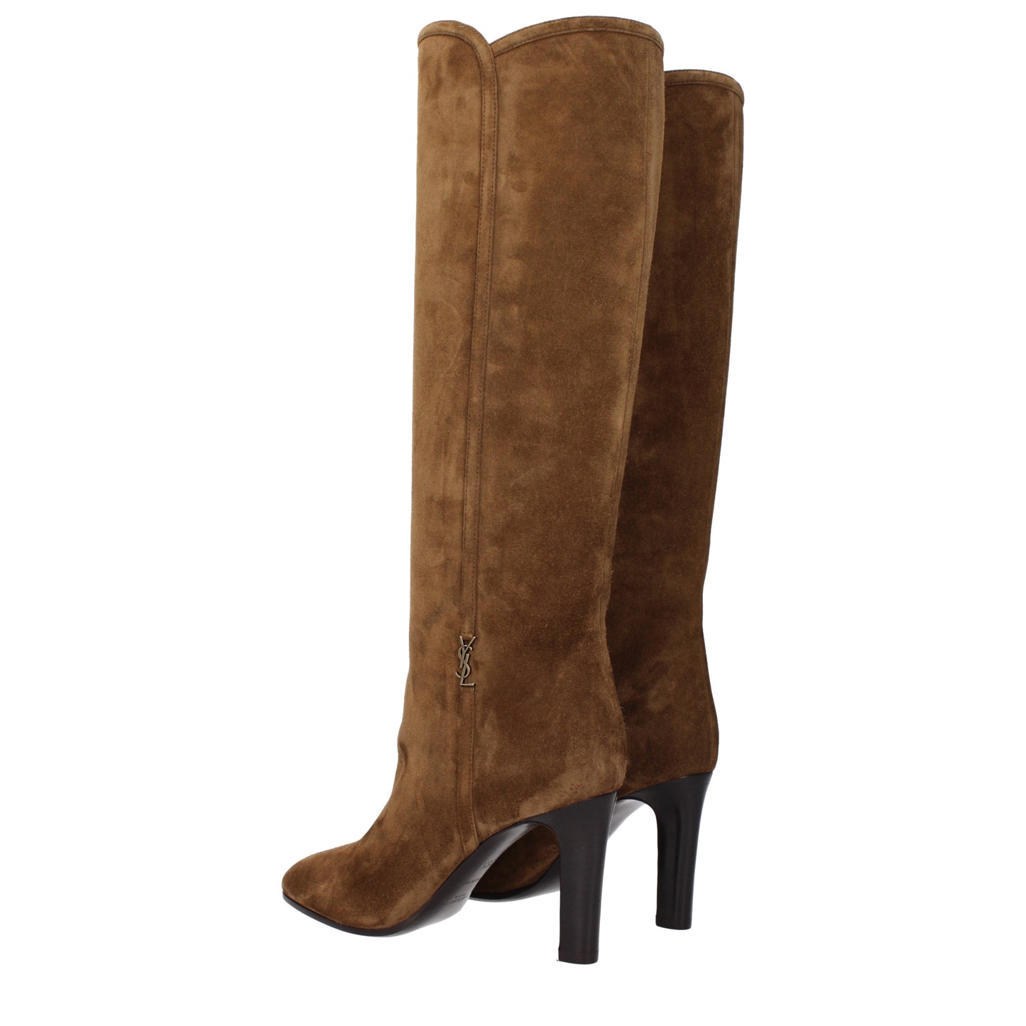 Saint Laurent Women's Boots in Suede Brown/Land