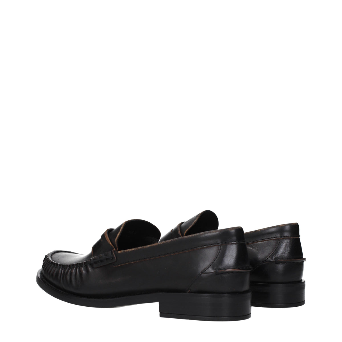 Prada Loafers Women Leather Black/Leather