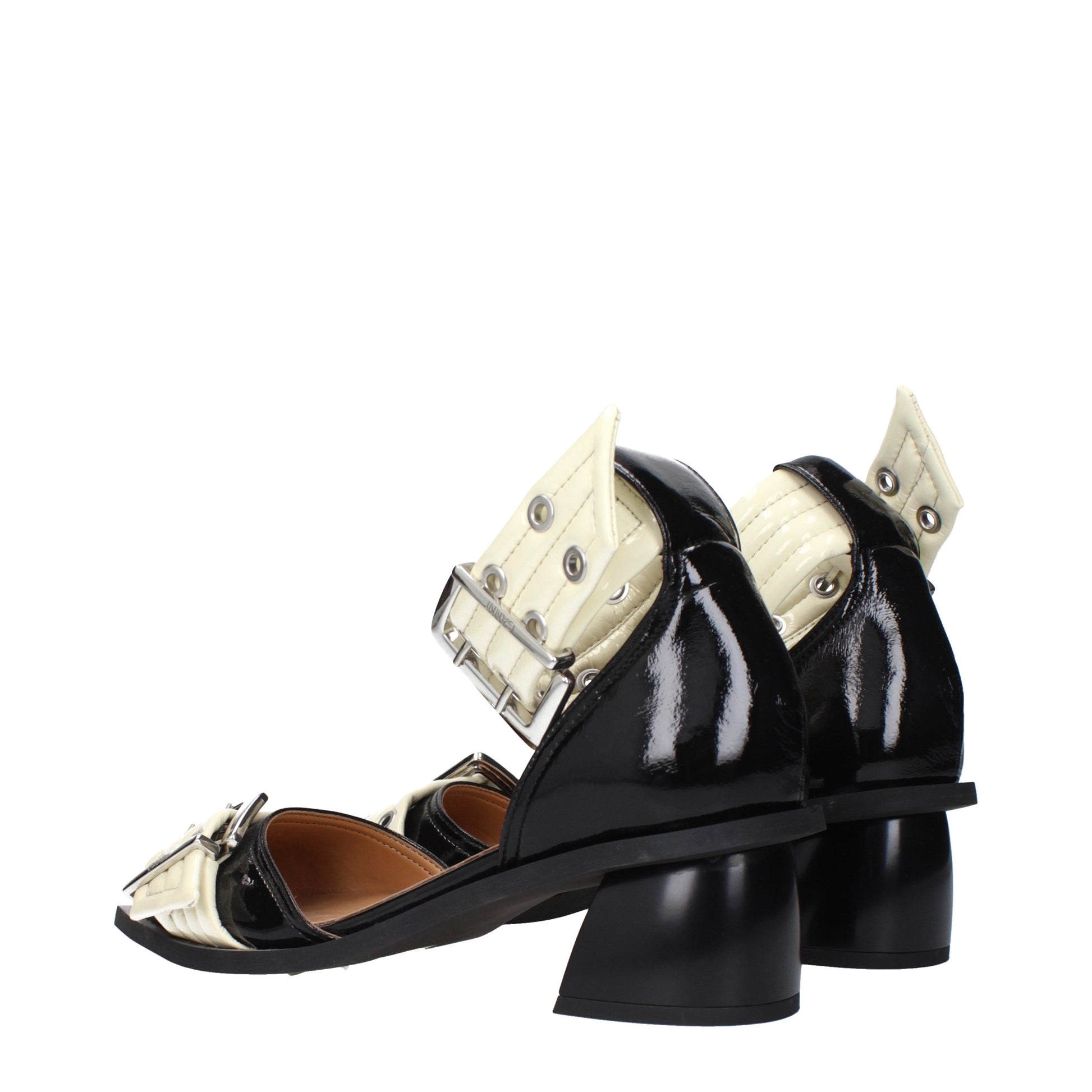 Ganni Women's Sandals Eco Patent Leather