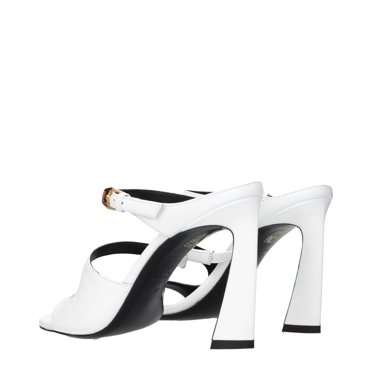 Versace Sandals Women Leather White