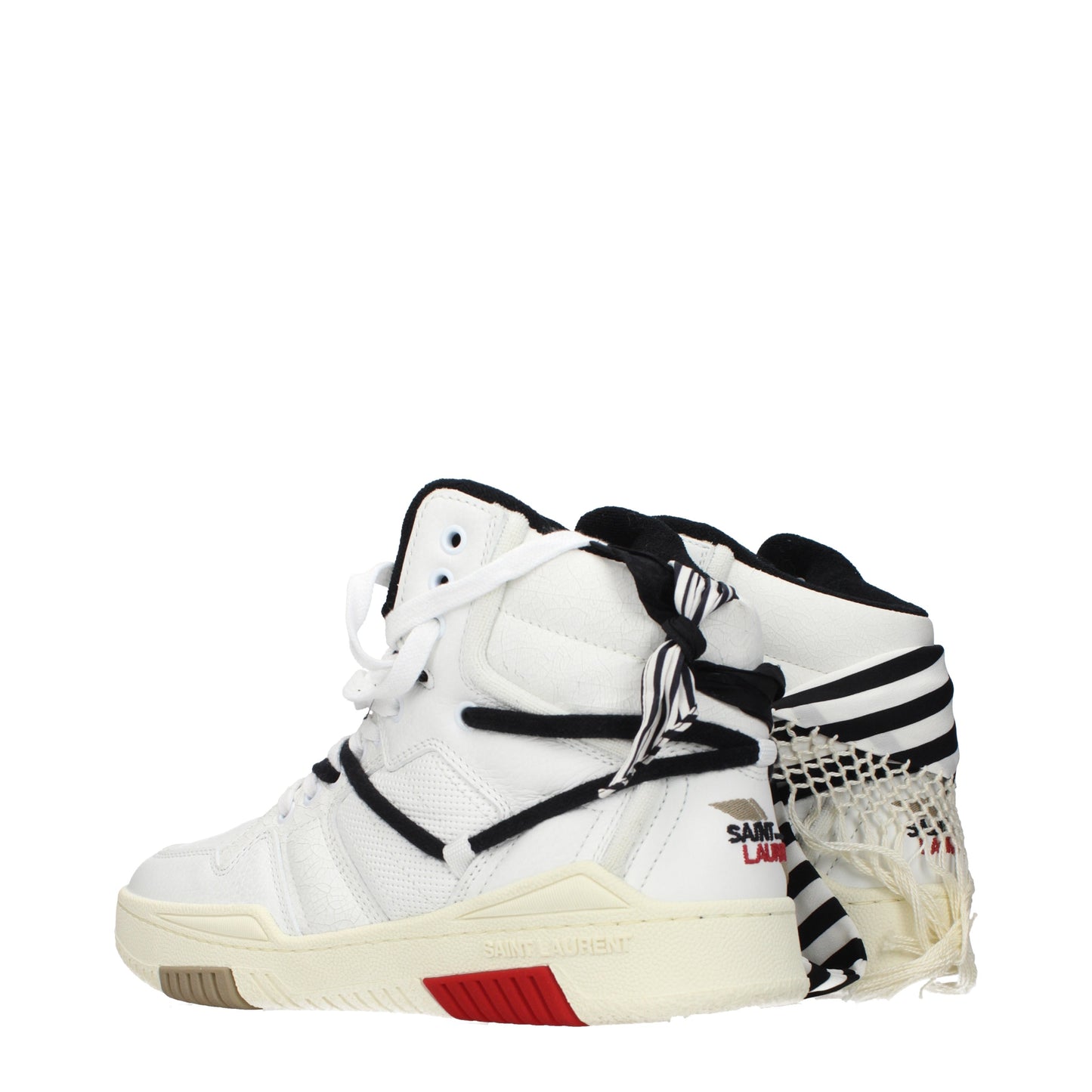 Saint Laurent Sneakers Men Leather White