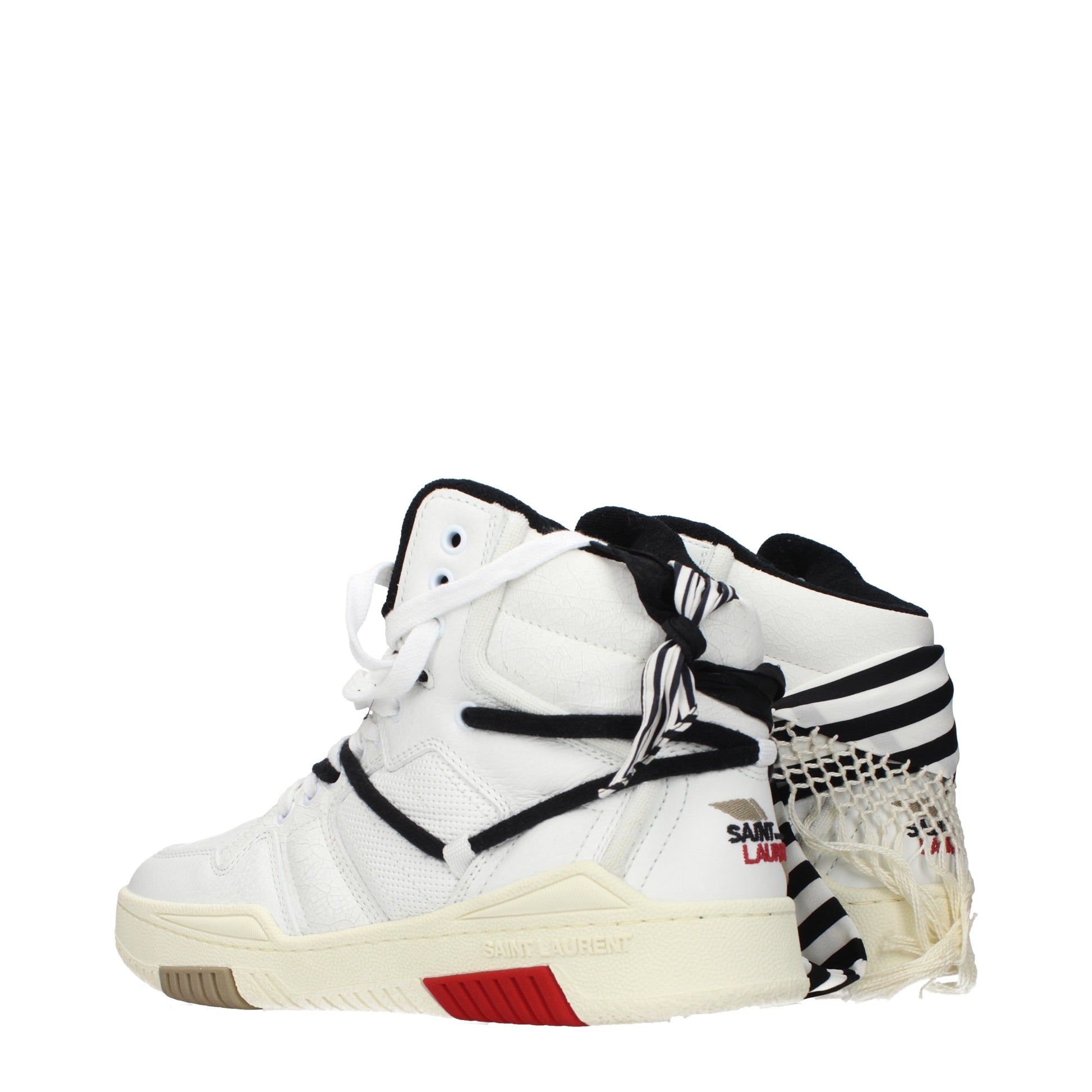 Saint Laurent Sneakers Men Leather White