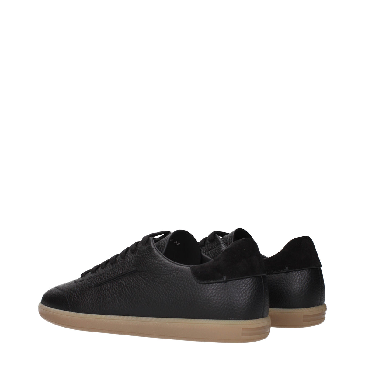 Zegna Sneakers Men Leather Black