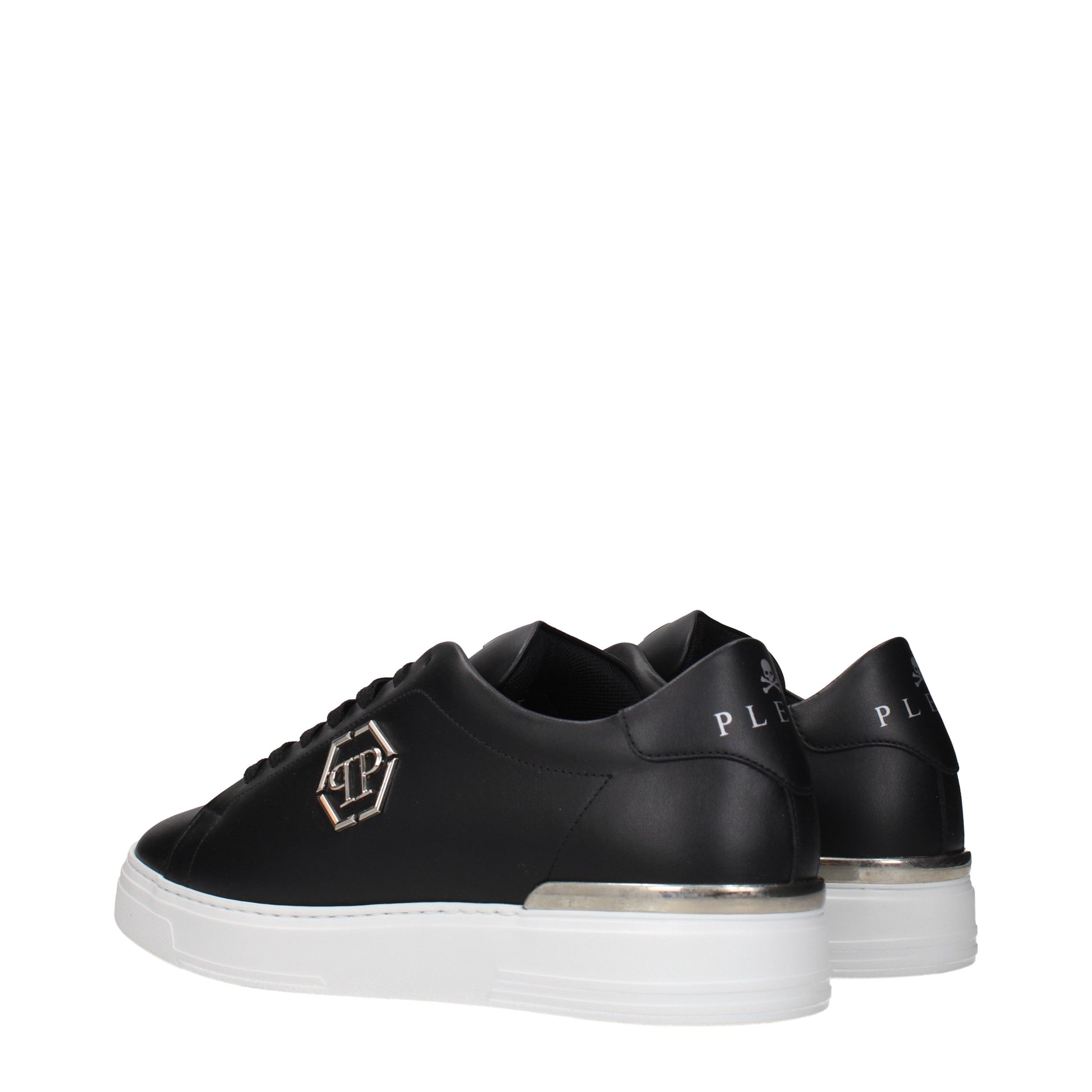 Philipp Plein Sneakers Men Leather Black