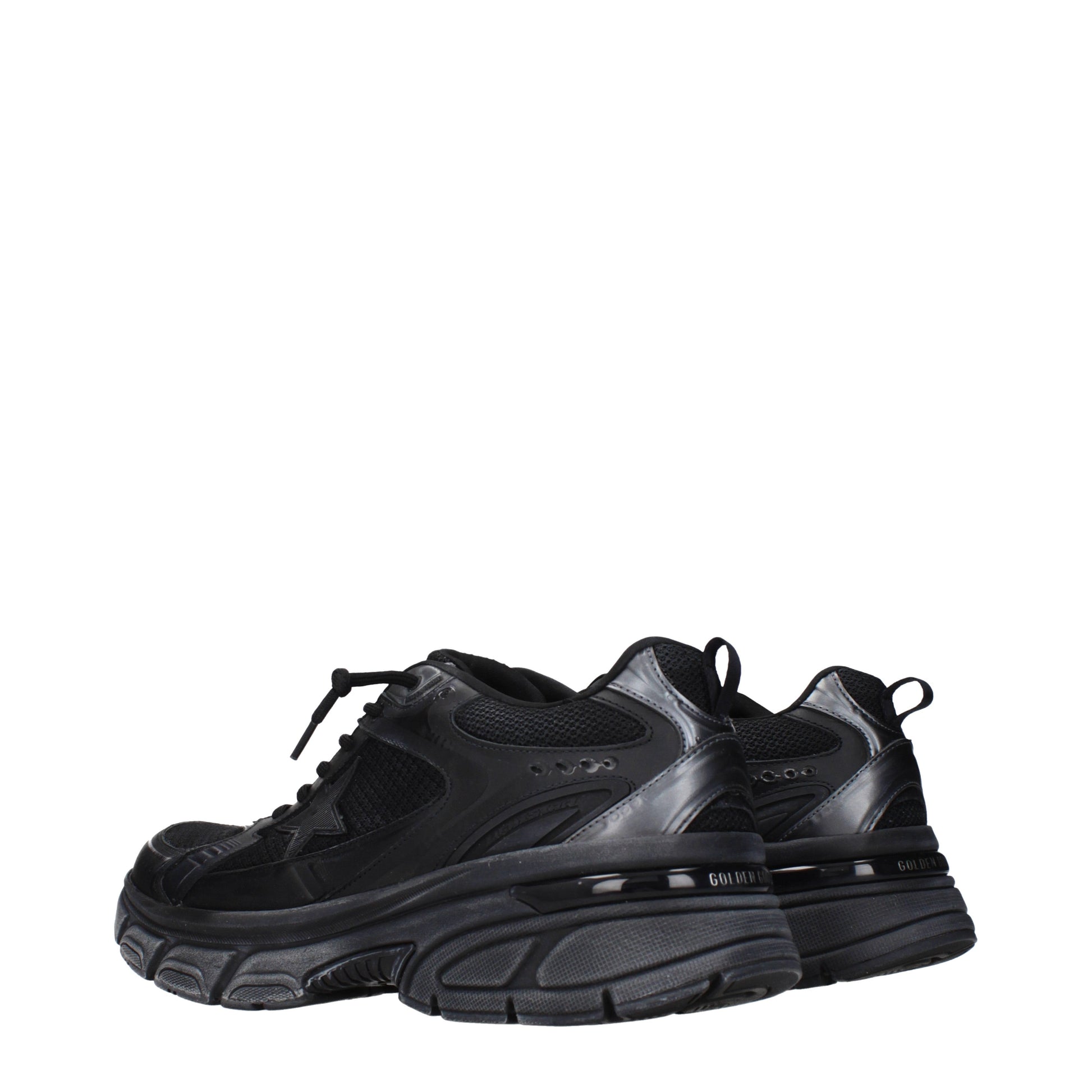 Golden Goose Sneakers Men Fabric  Black