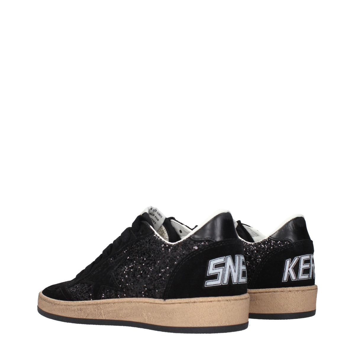 Golden Goose Sneakers Women Suede Black