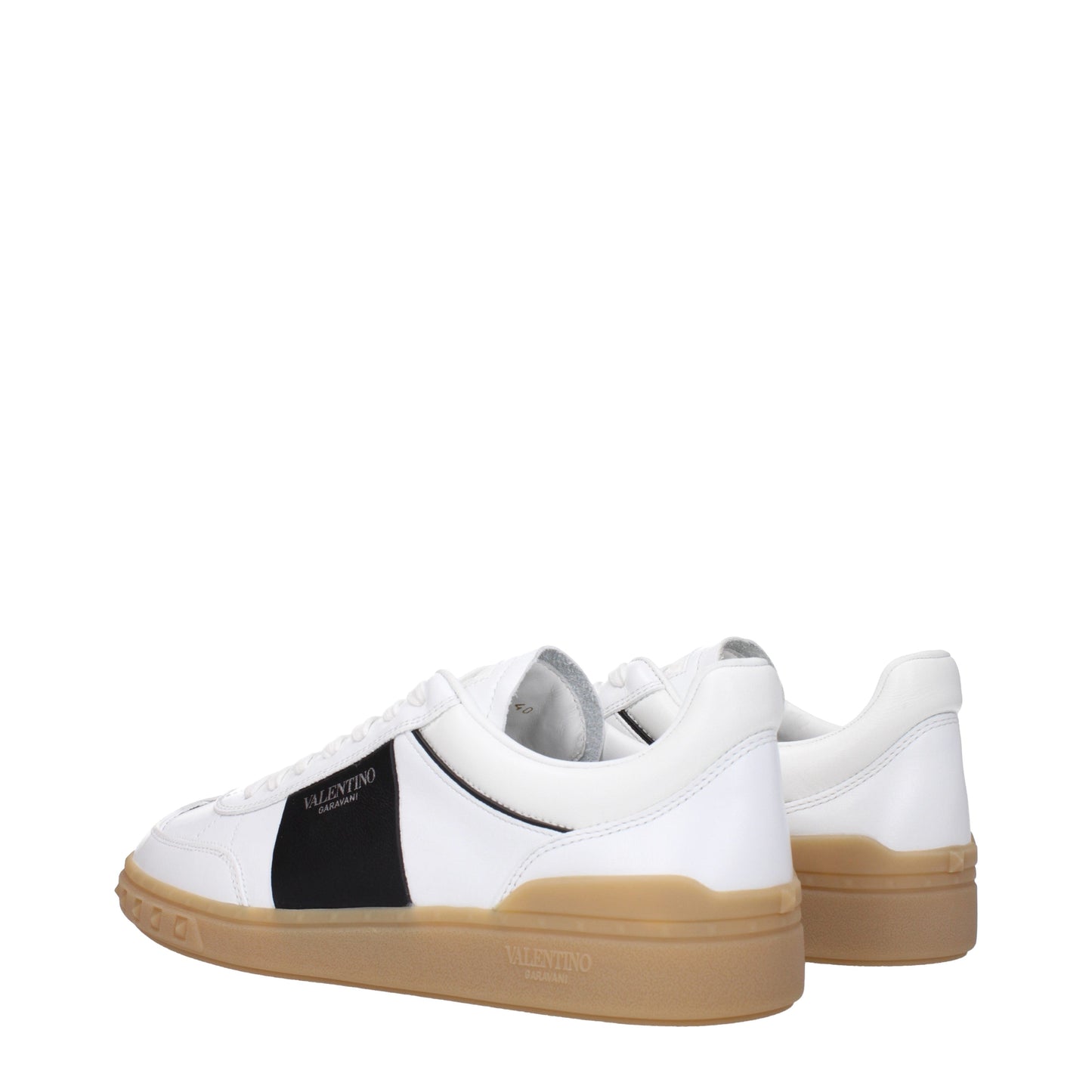 Valentino Garavani Men's Sneakers in Leather White/Black