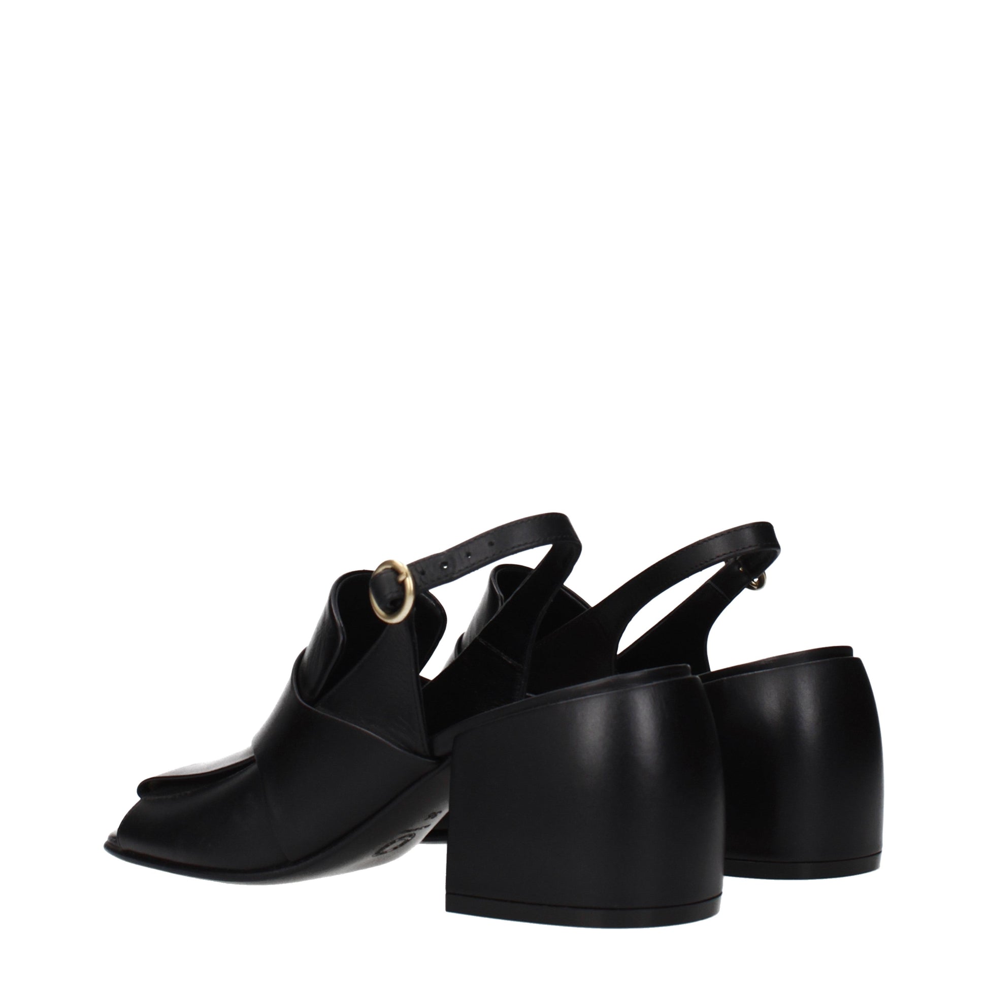 Dries van Noten Sandals Women Leather Black