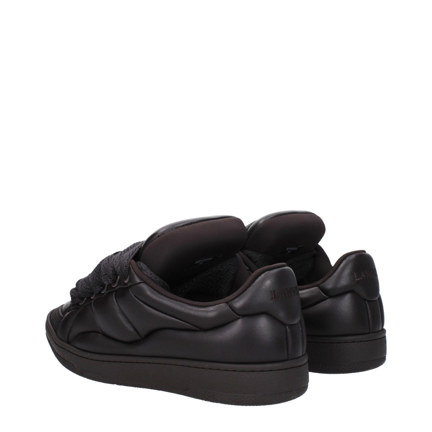 Lanvin Men's Sneakers in Leather Black