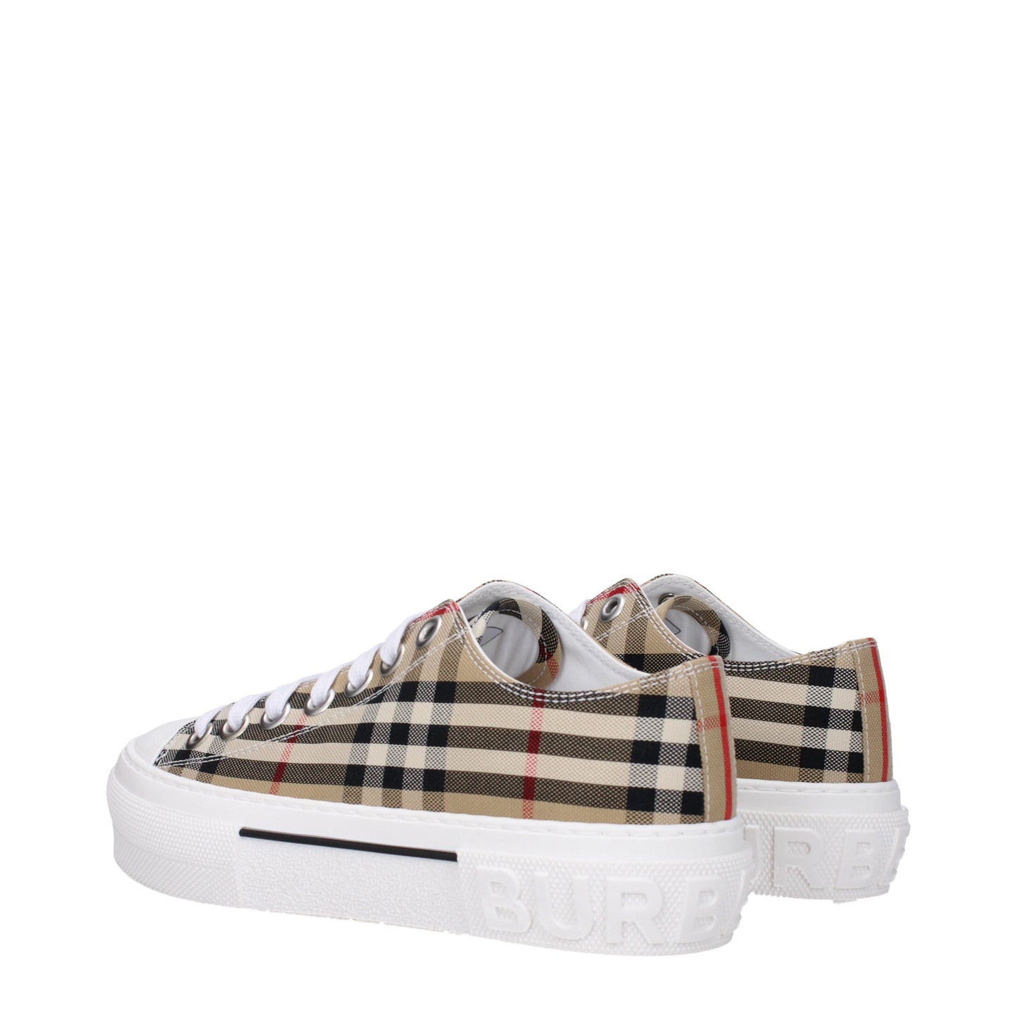 Burberry Women's Sneakers in Fabric  Beige