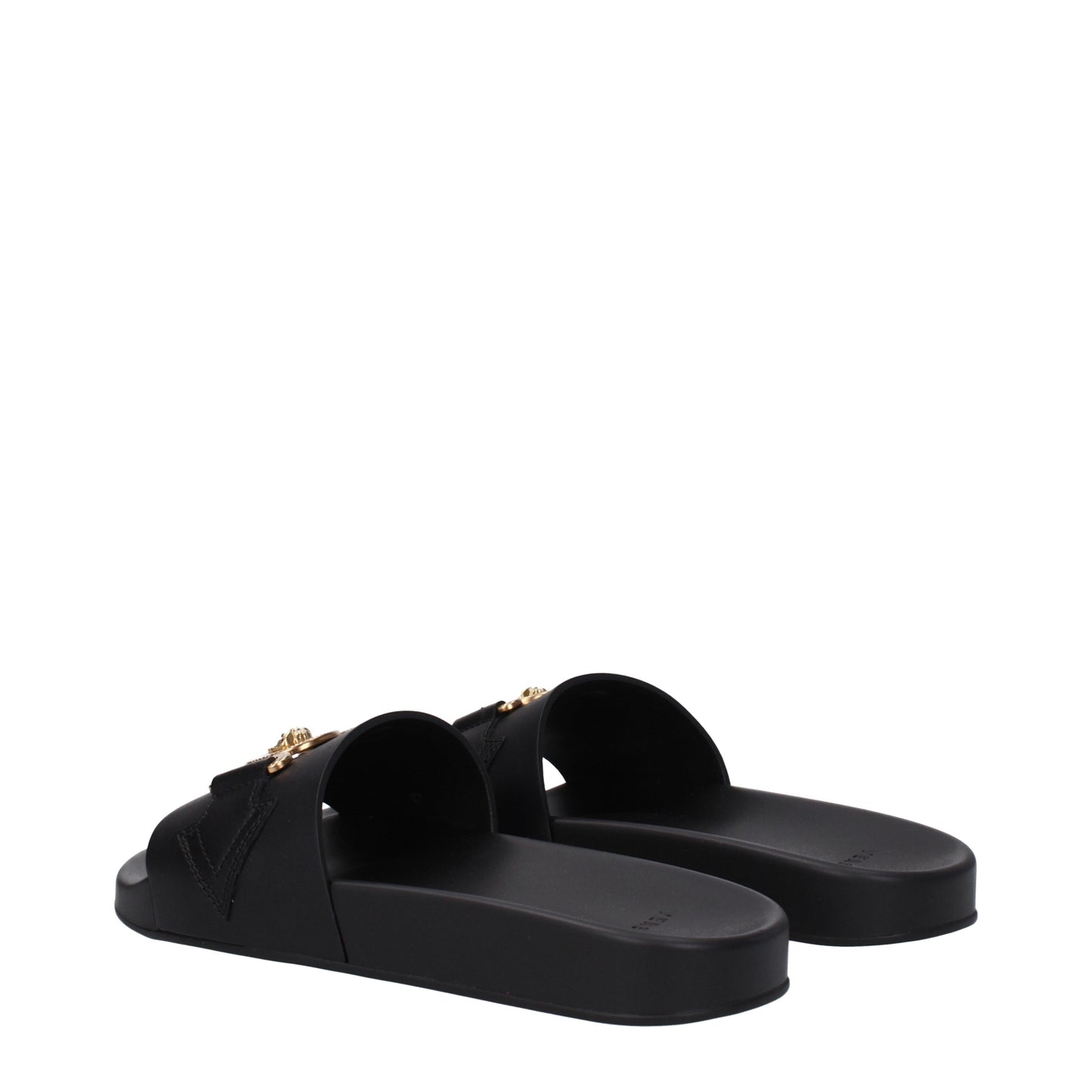 Versace Women's Sandals & Slippers in Leather Black