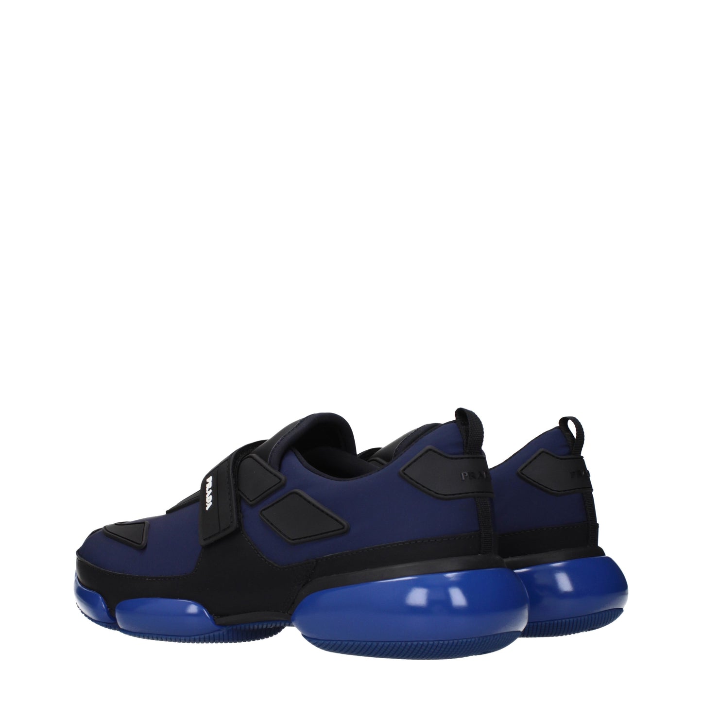 Prada Sneakers Men Fabric  Blue/Baltic