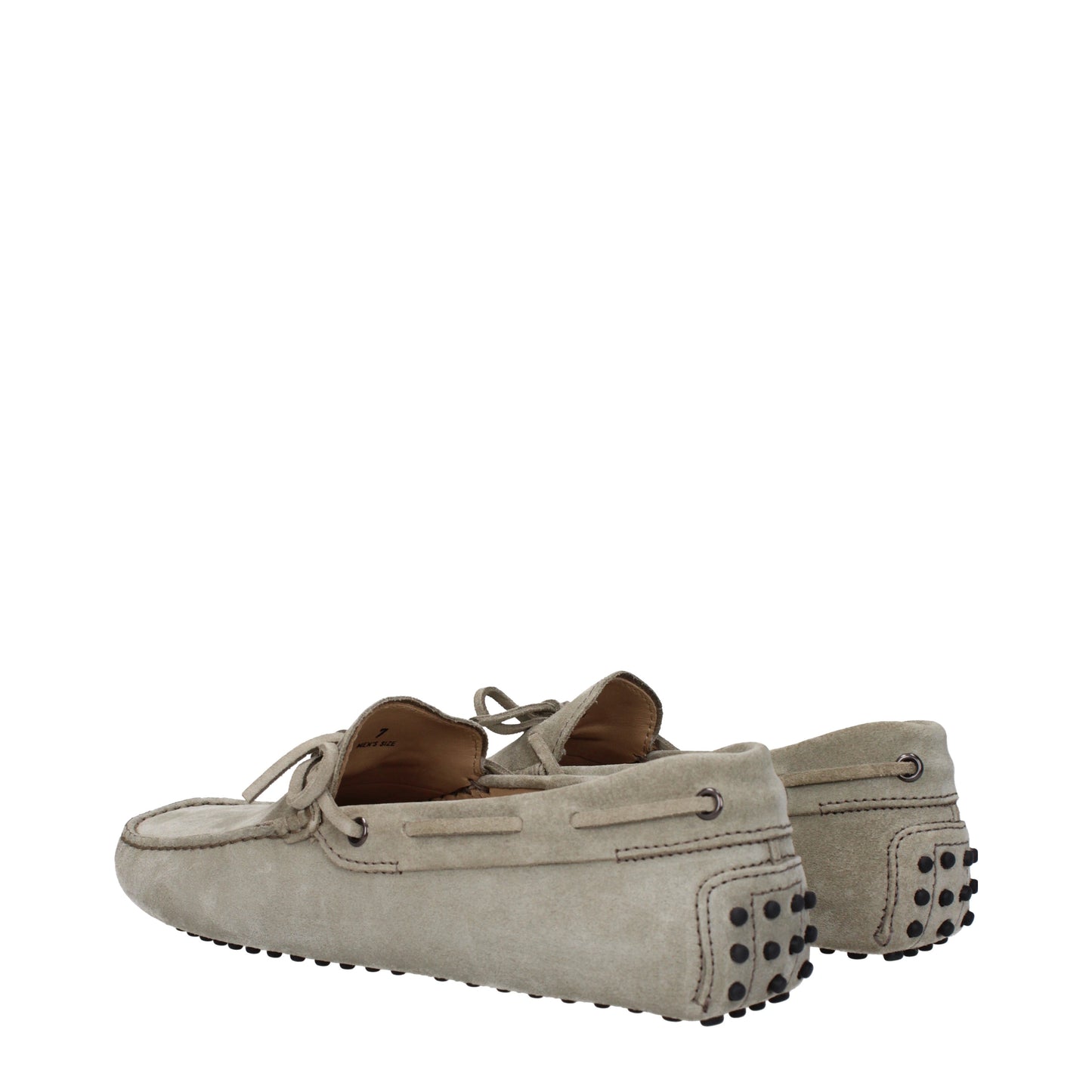 Tod's Men's Loafers in Suede Beige/Peat