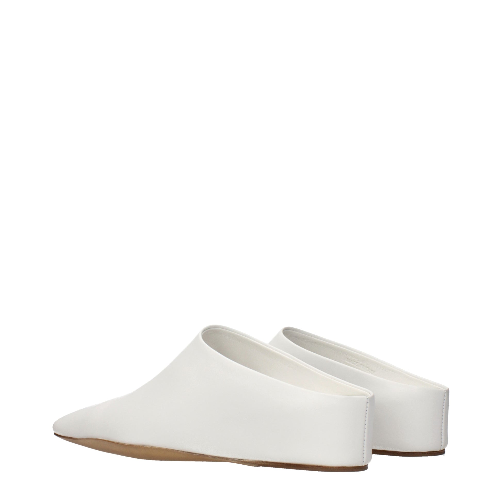 Jil Sander Slippers and Clogs Women Leather White