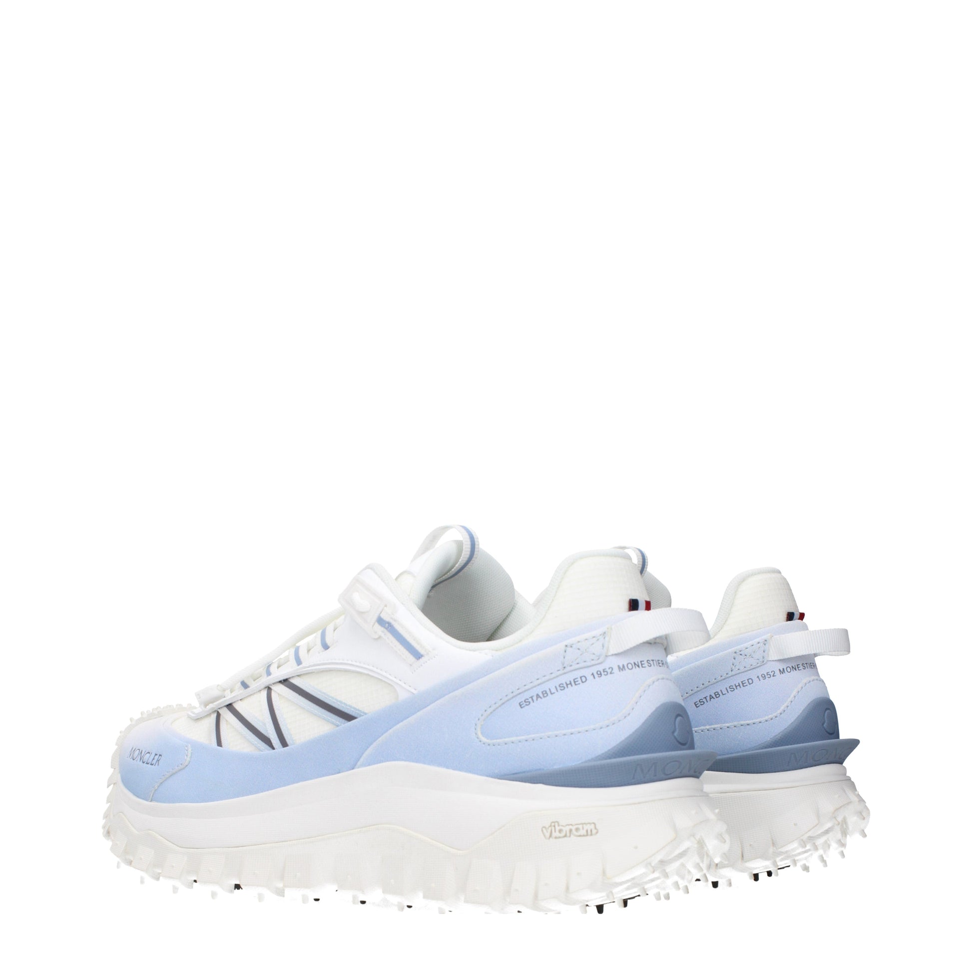 Moncler Sneakers Men Leather Heavenly/White