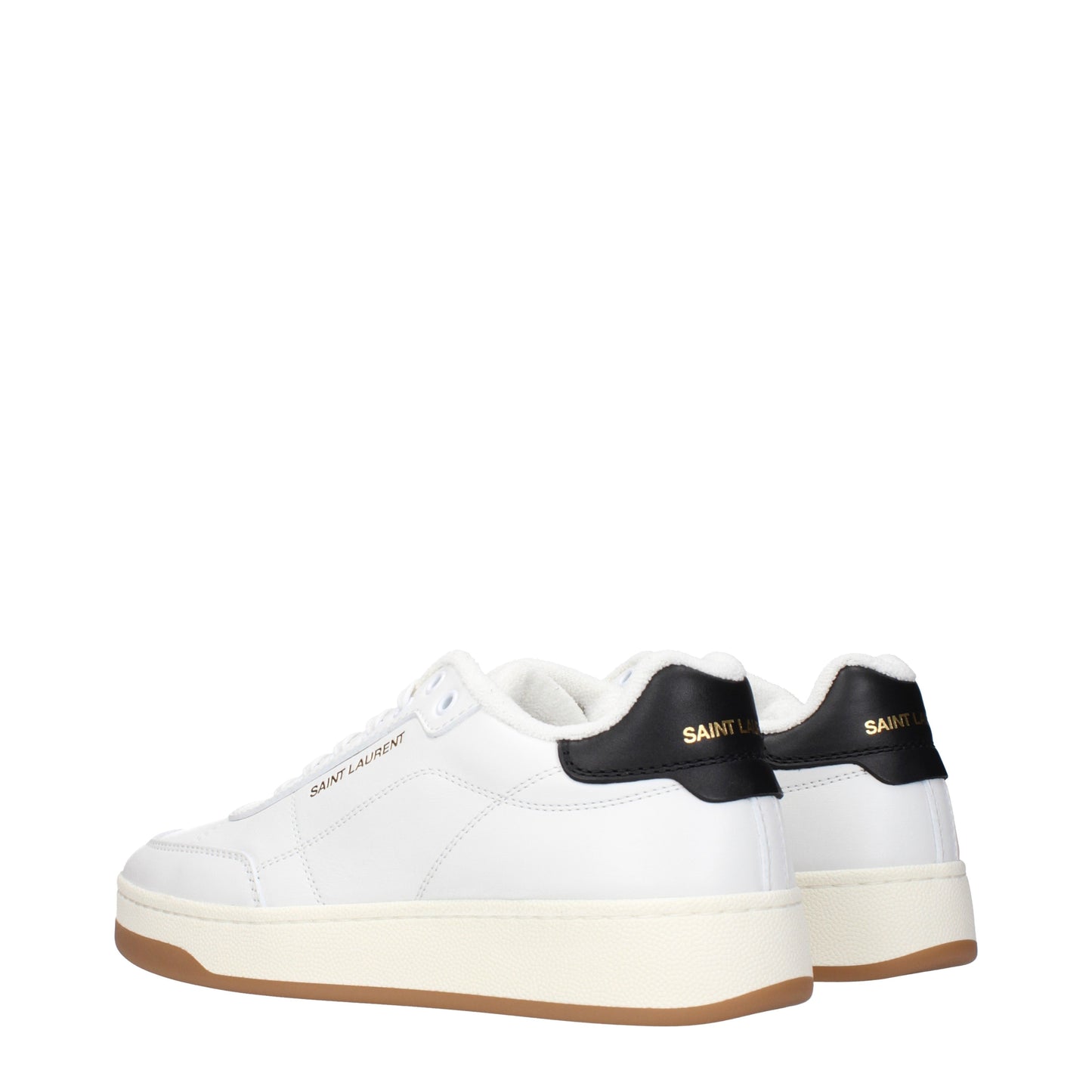 Saint Laurent Sneakers Men Leather White/Black