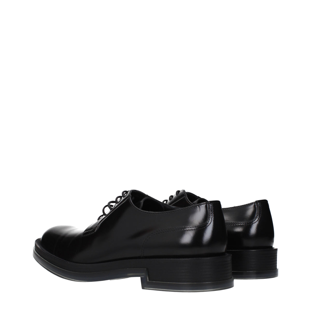 Alexander McQueen Lace up and Monkstrap Men Leather Black