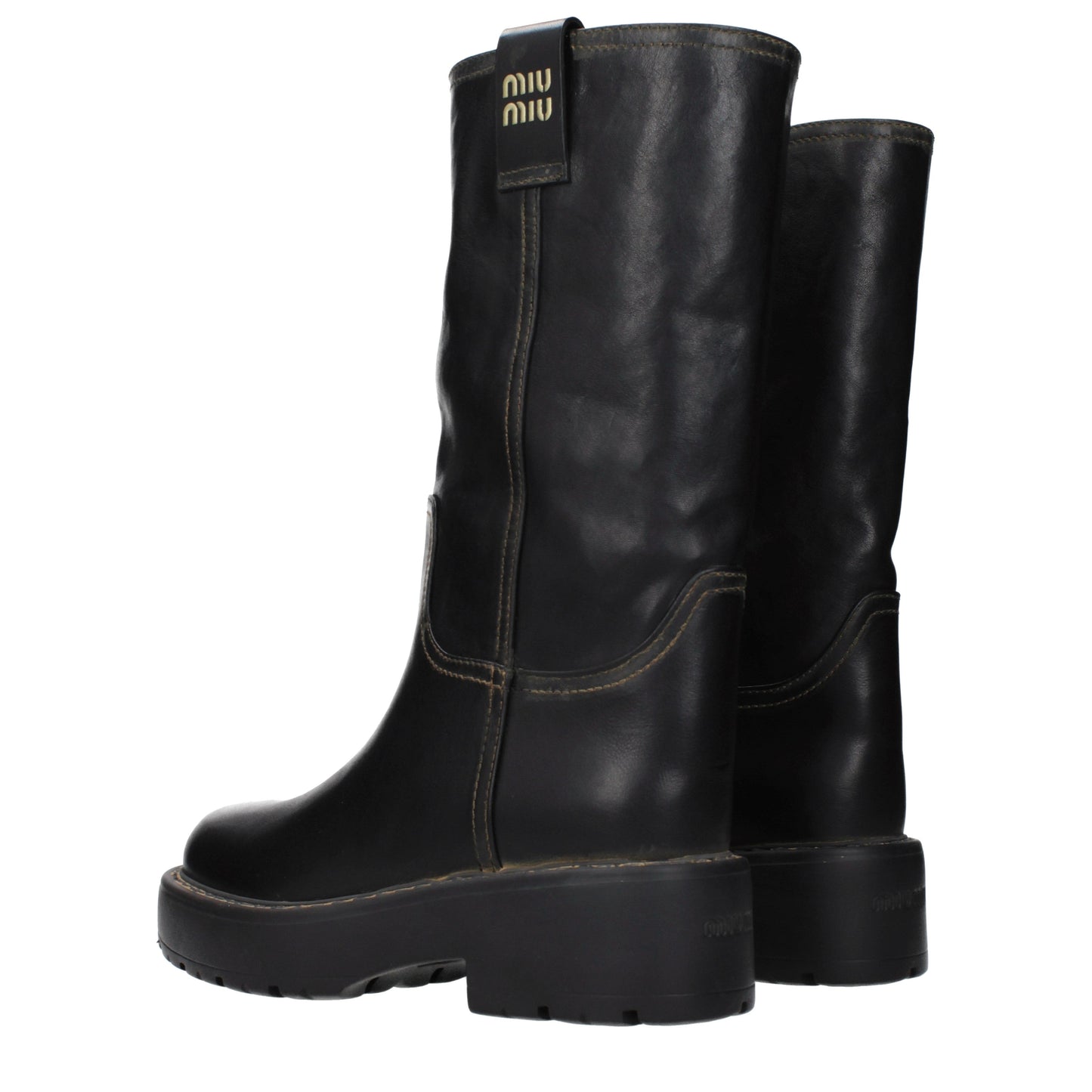 Miu Miu Women's Boots Leather