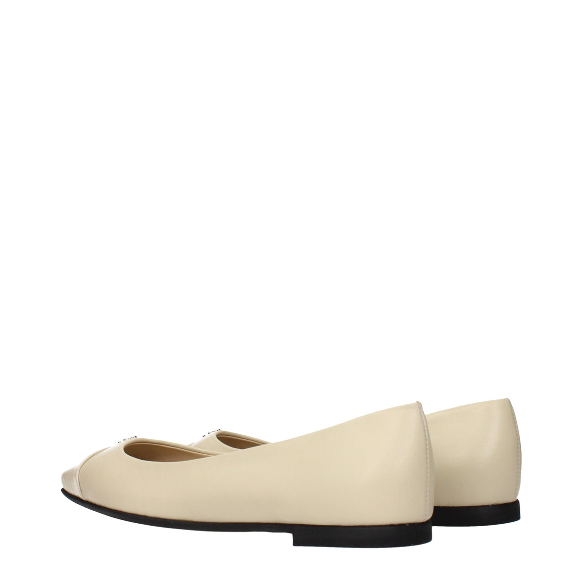 Jimmy Choo Ballet Flats Women Leather Beige/Bamboo