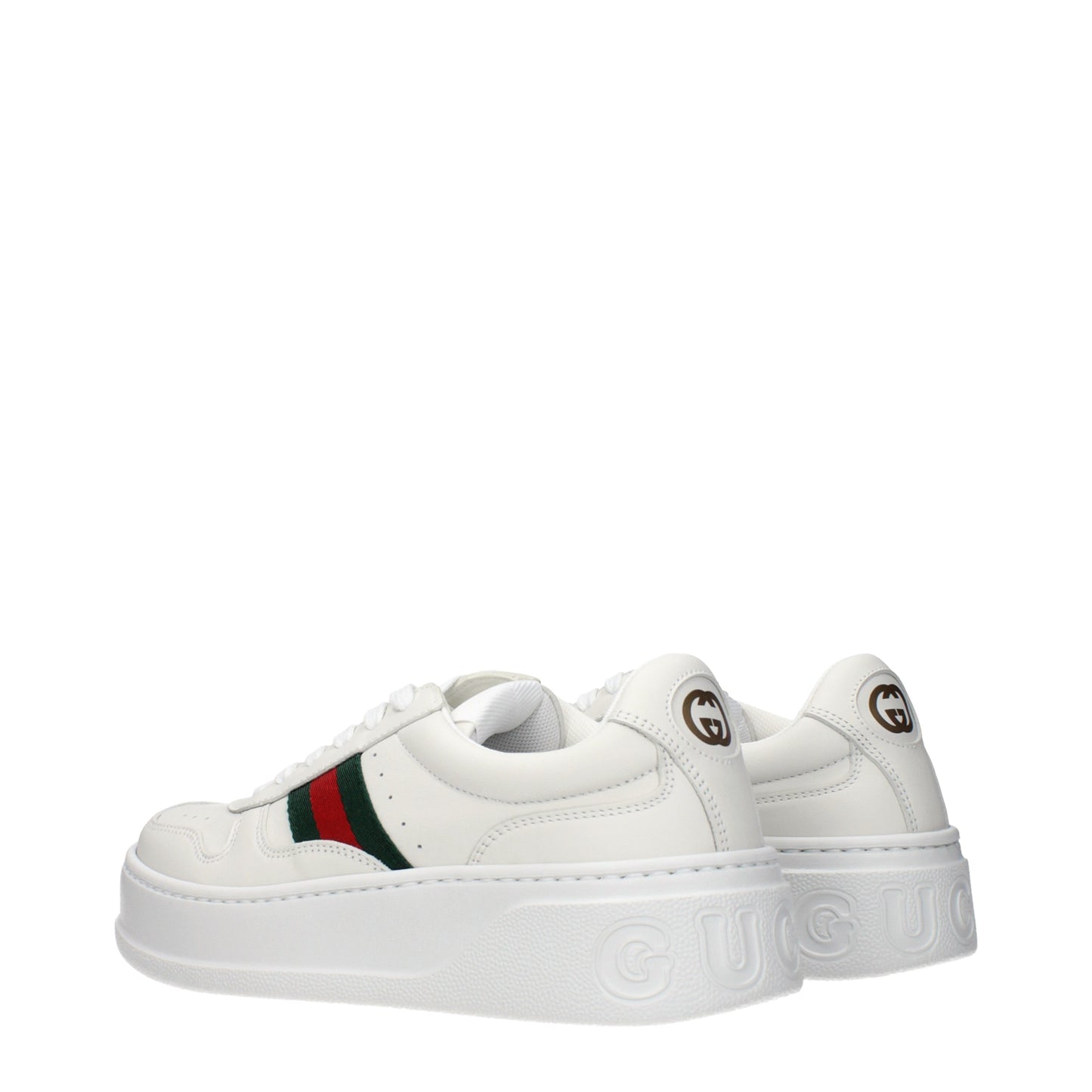 Gucci Sneakers Women Leather White