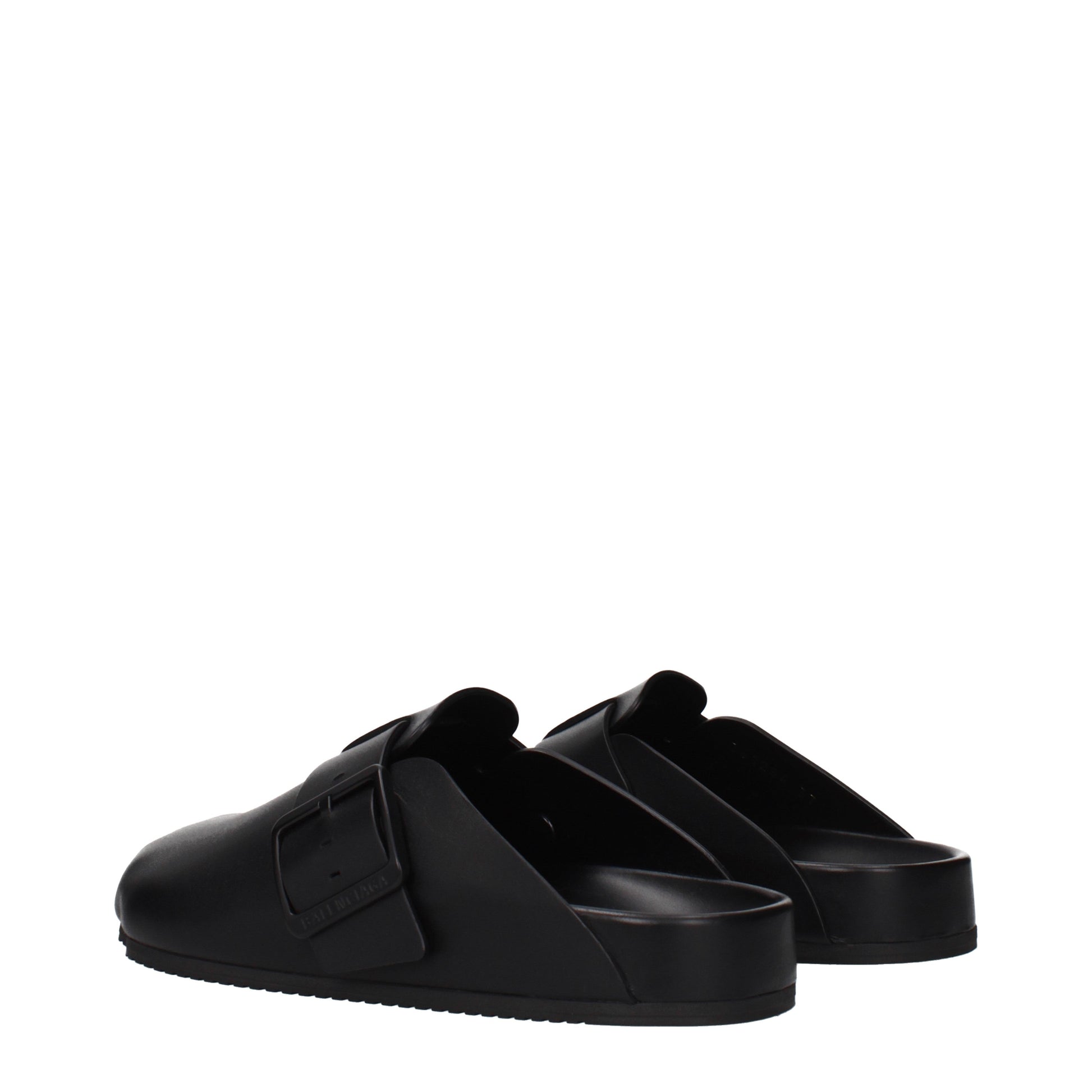 Balenciaga Slippers and Clogs Women Leather Black