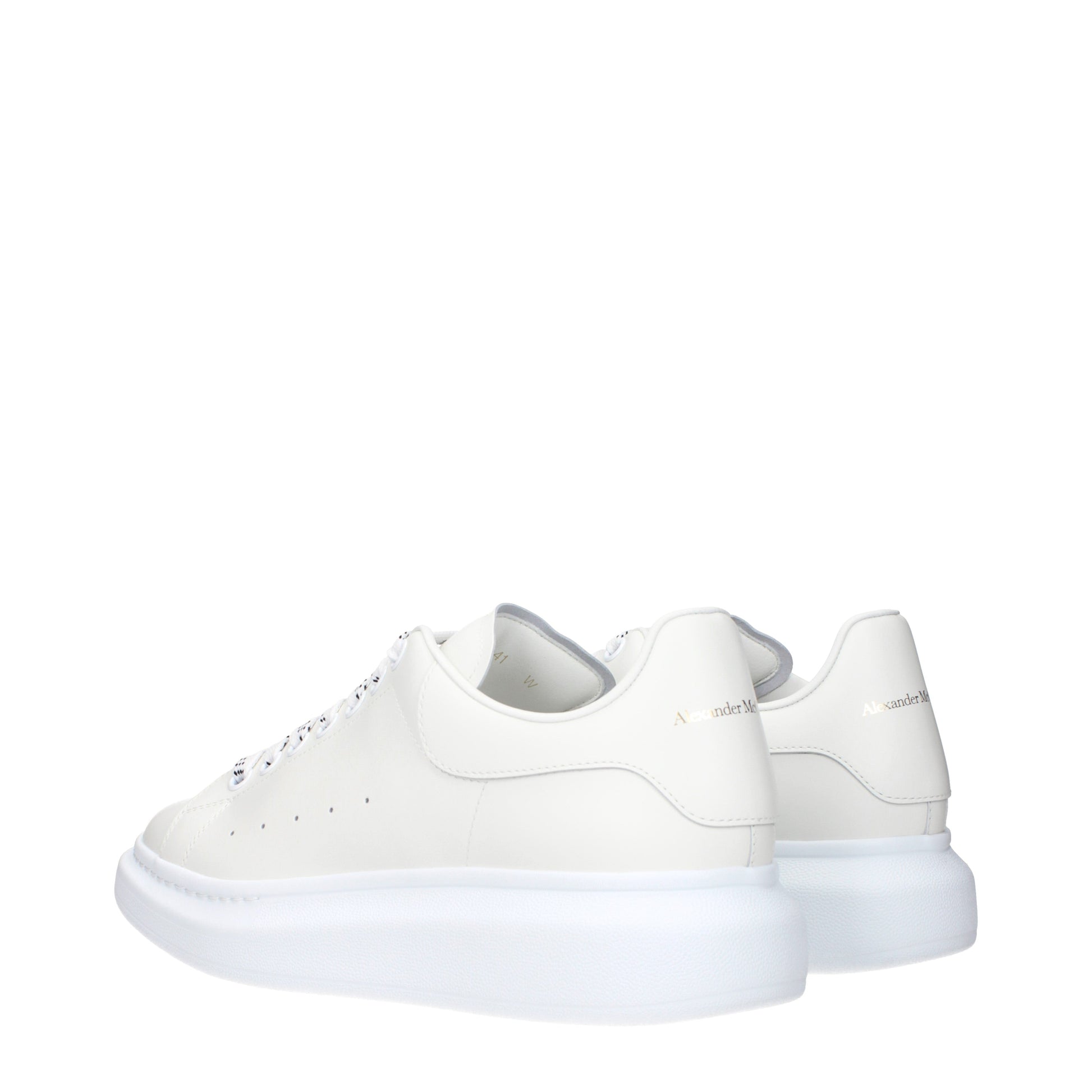 Alexander McQueen Sneakers Men Leather Beige/Light Ivory