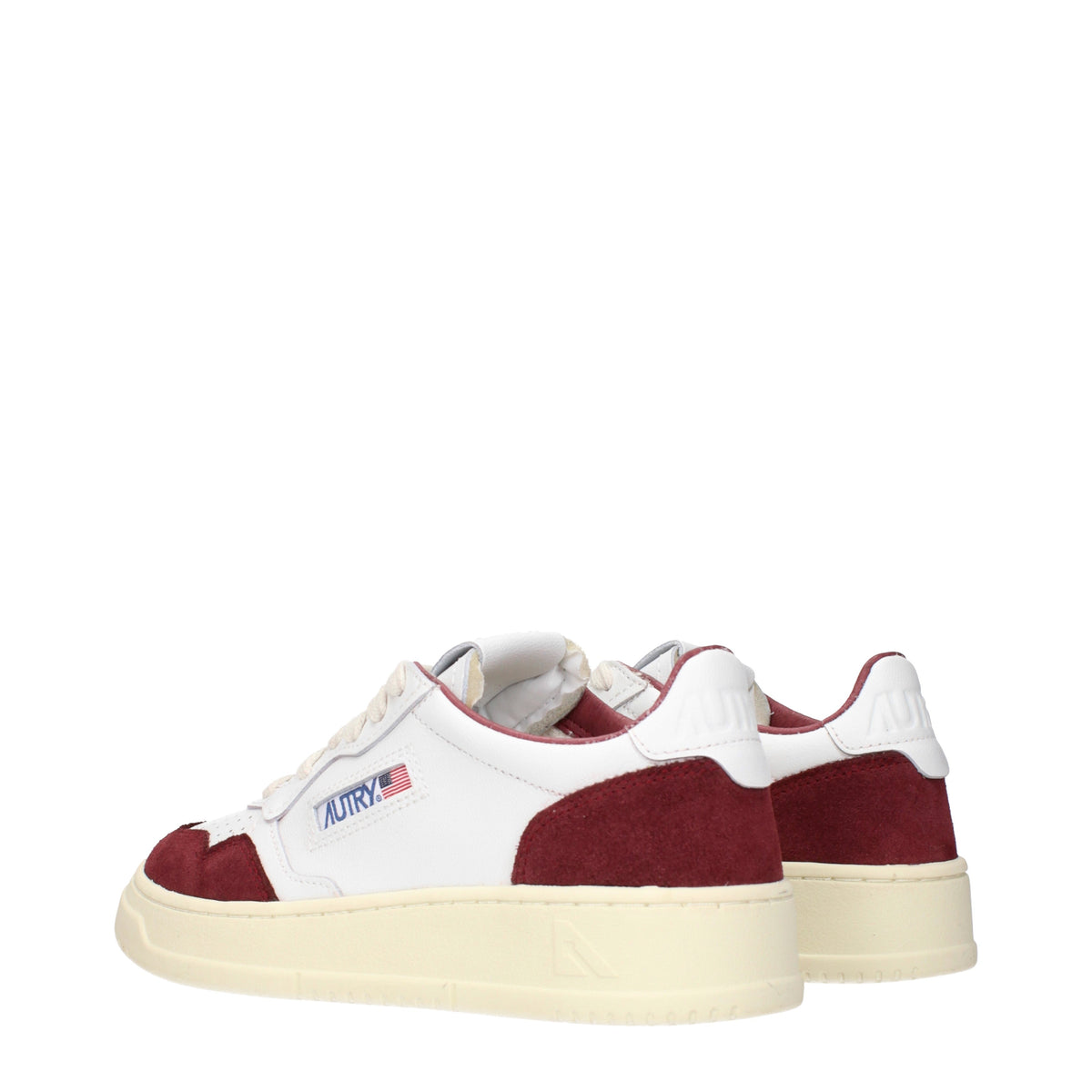 Autry Sneakers Women Leather White/Burgundy